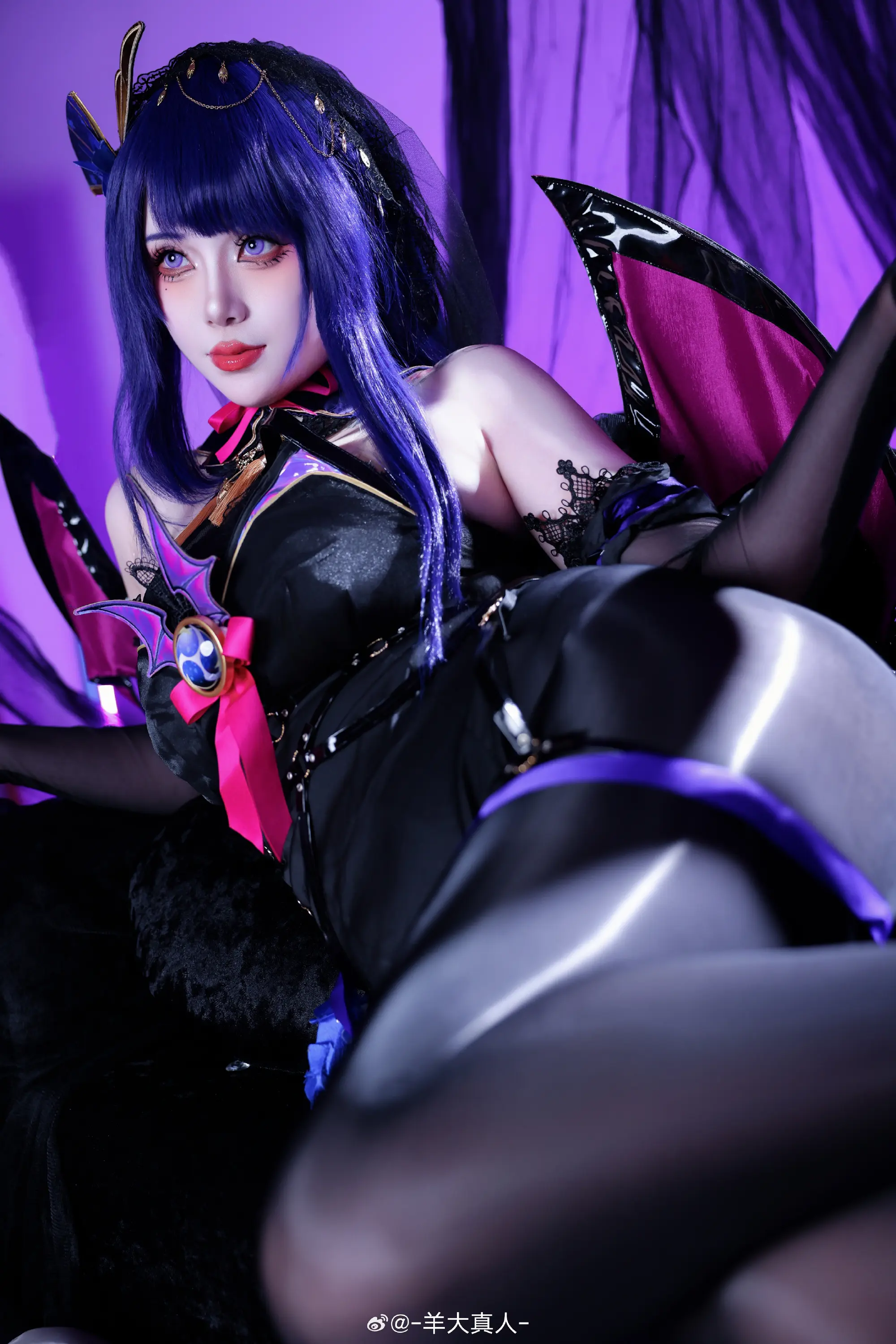 COSPLAY 原神 ⚡魅魔「雷电将军」@-羊大真人- COSPLAY-第8张