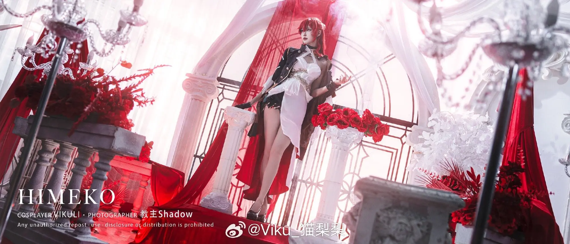 cosplay 崩坏星穹铁道 是谁的姬子妈咪❤️@Viku_猫梨梨 COSPLAY-第5张