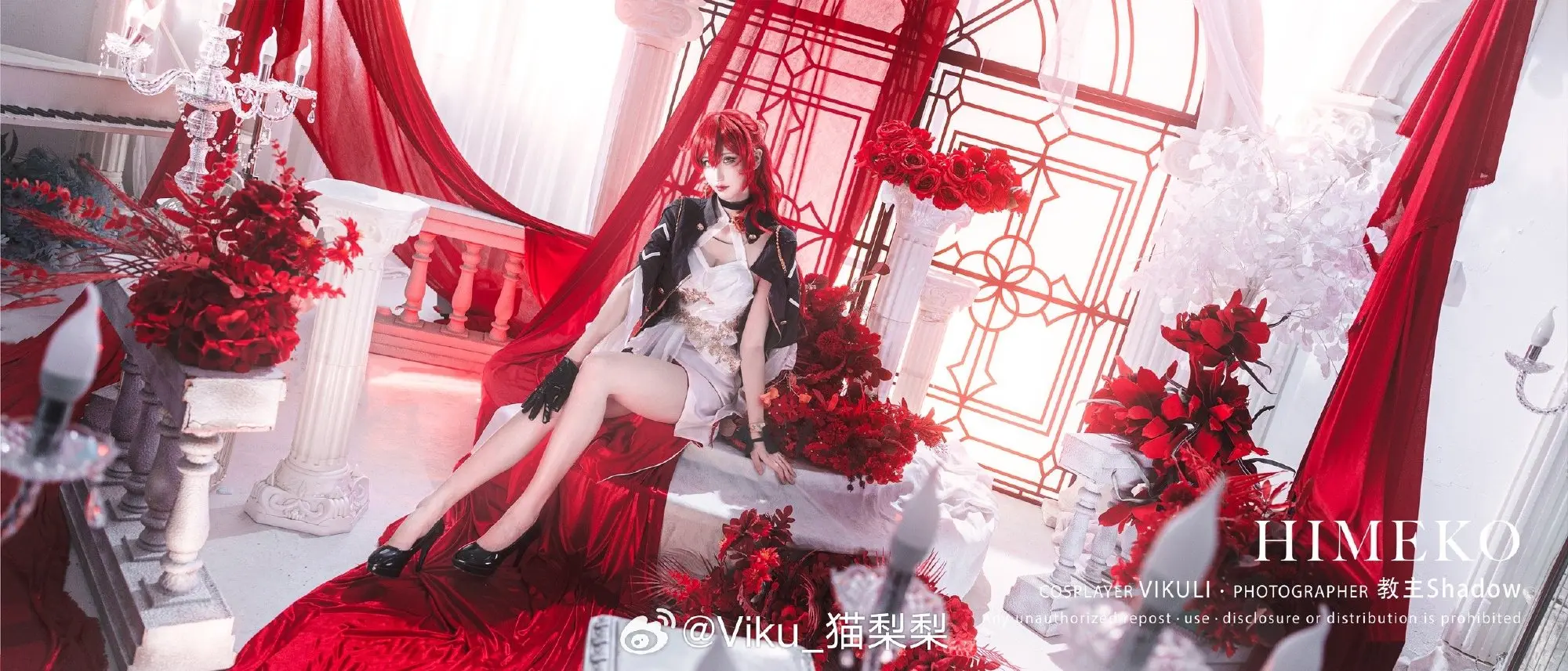 cosplay 崩坏星穹铁道 是谁的姬子妈咪❤️@Viku_猫梨梨 COSPLAY-第6张