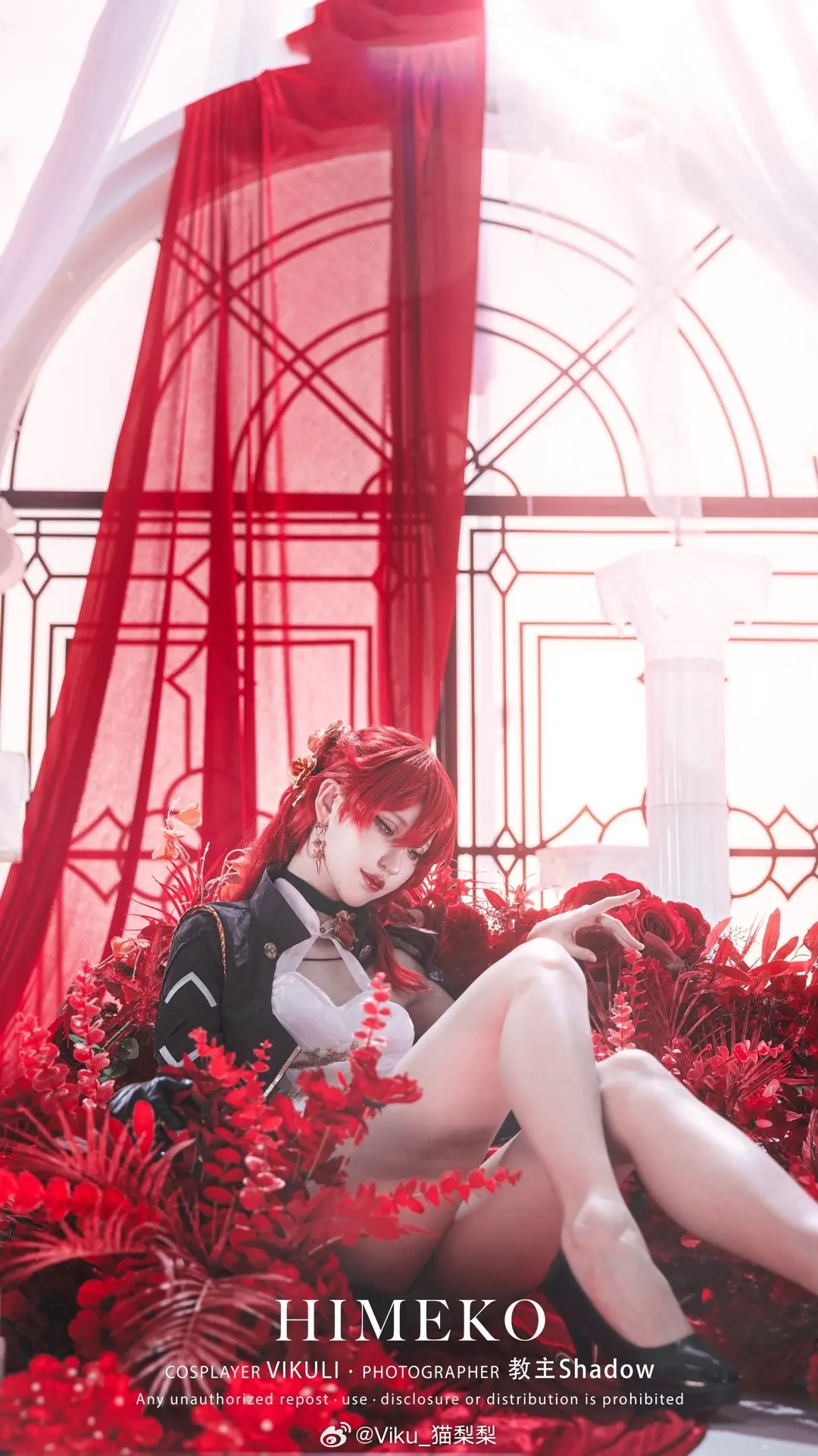 cosplay 崩坏星穹铁道 是谁的姬子妈咪❤️@Viku_猫梨梨 COSPLAY-第7张