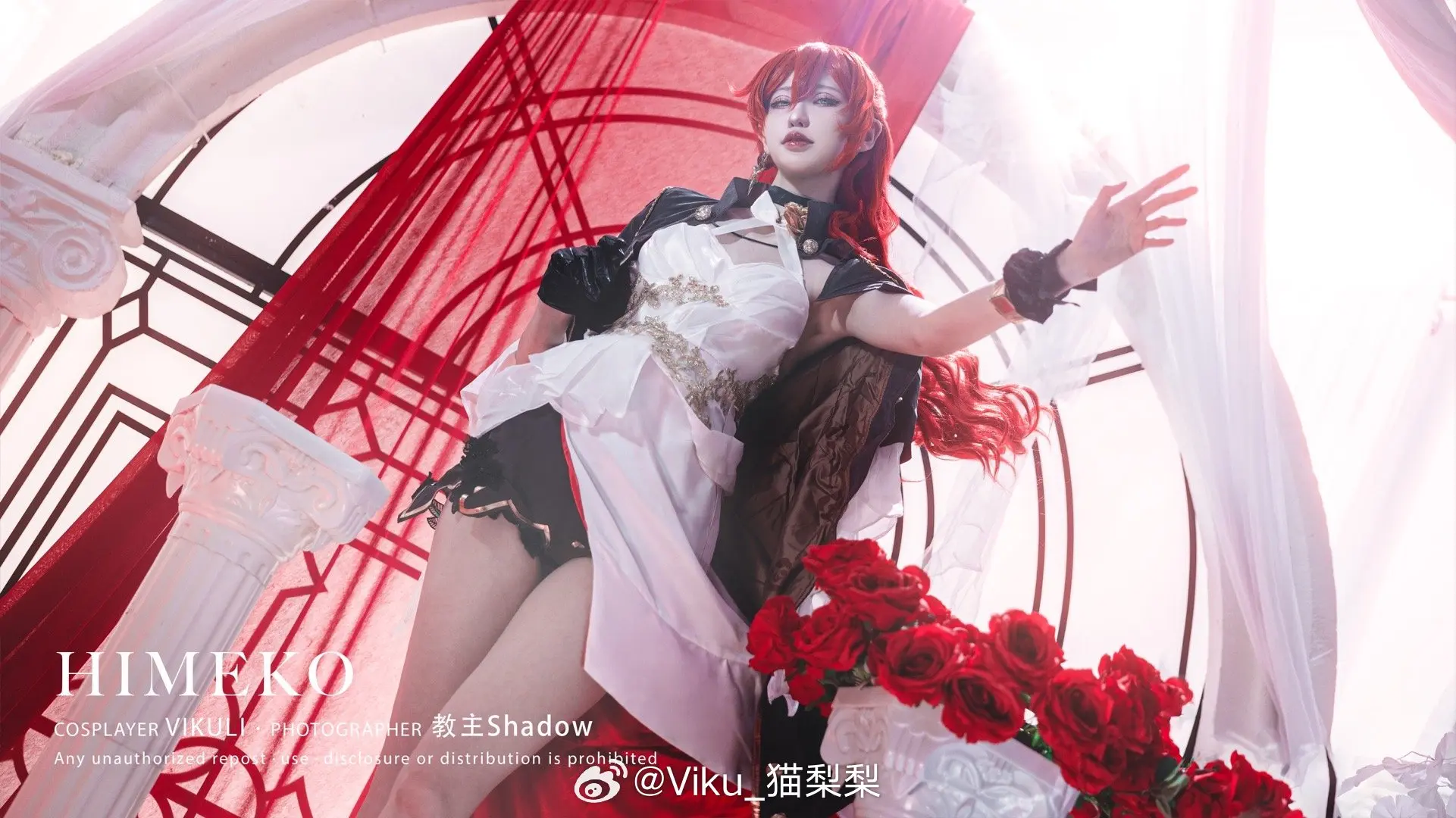 cosplay 崩坏星穹铁道 是谁的姬子妈咪❤️@Viku_猫梨梨 COSPLAY-第8张
