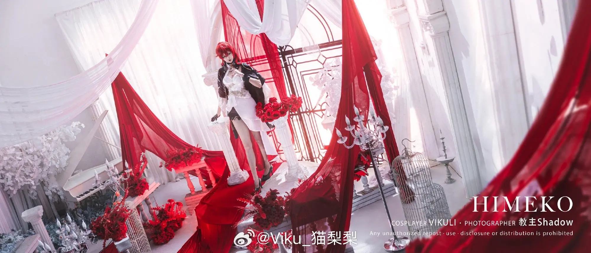 cosplay 崩坏星穹铁道 是谁的姬子妈咪❤️@Viku_猫梨梨 COSPLAY-第9张