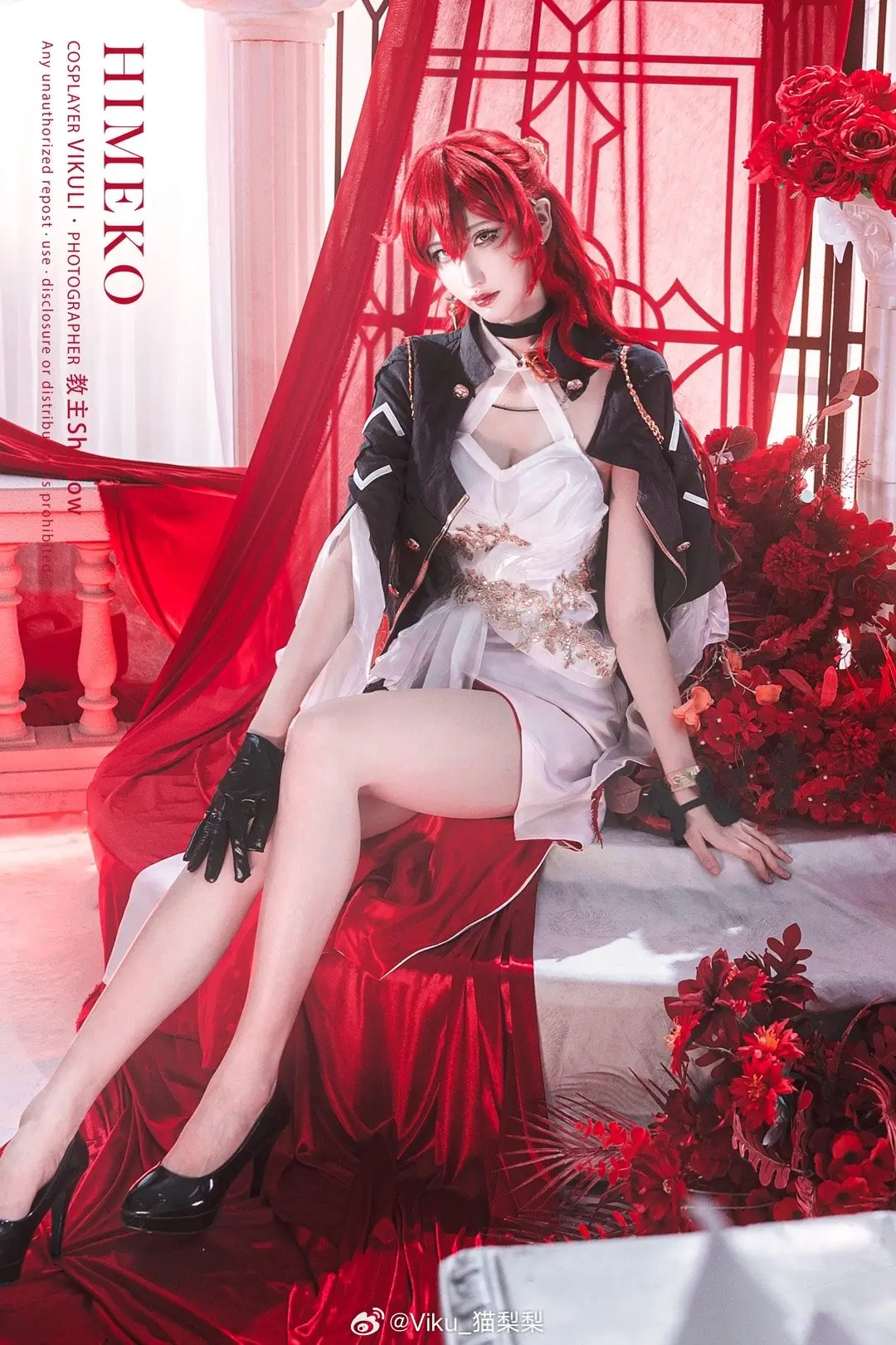 cosplay 崩坏星穹铁道 是谁的姬子妈咪❤️@Viku_猫梨梨 COSPLAY-第18张