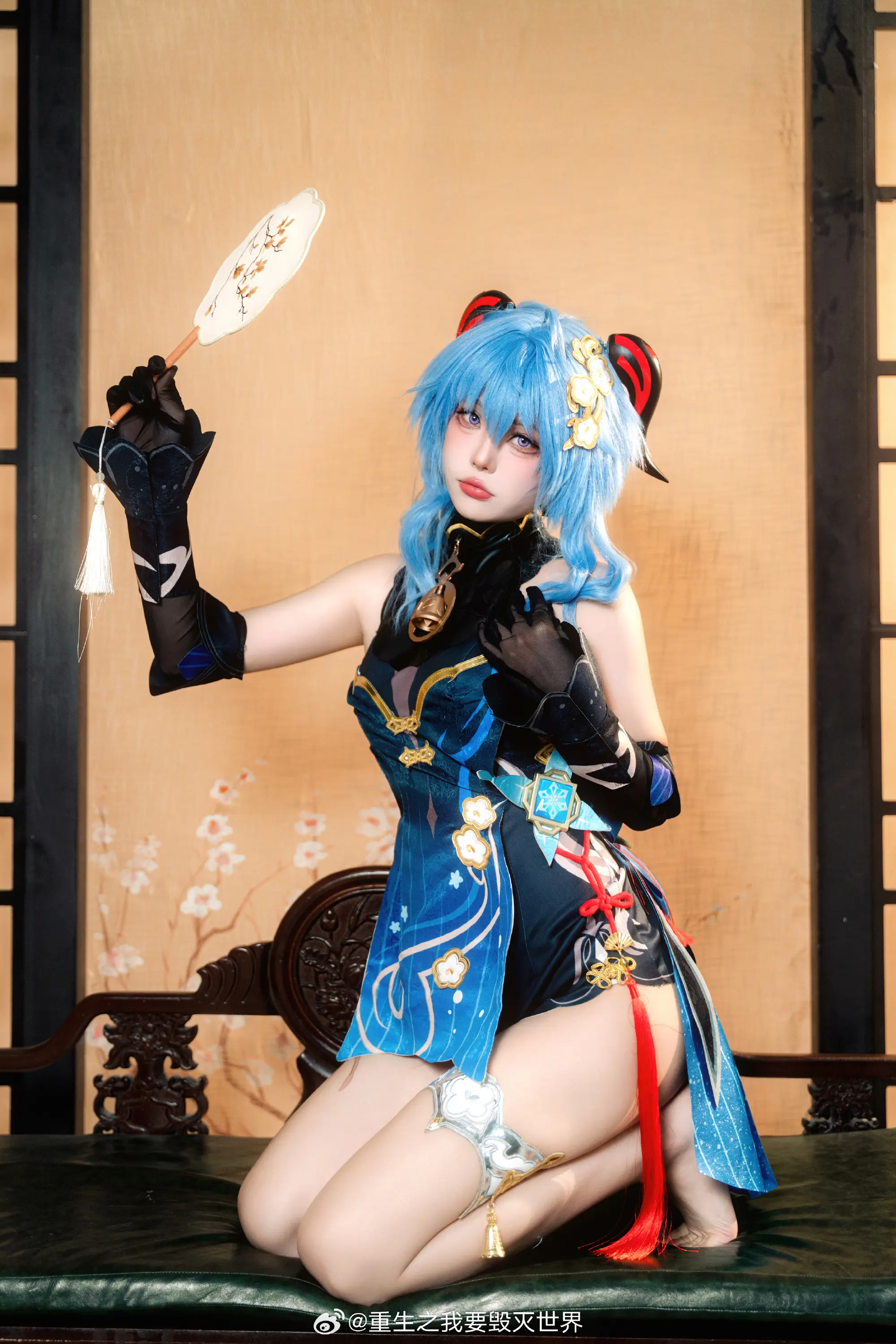cosplay 和旅行者...一起度过的海灯节... 原神 甘雨@重生之我要毁灭世界 COSPLAY-第11张