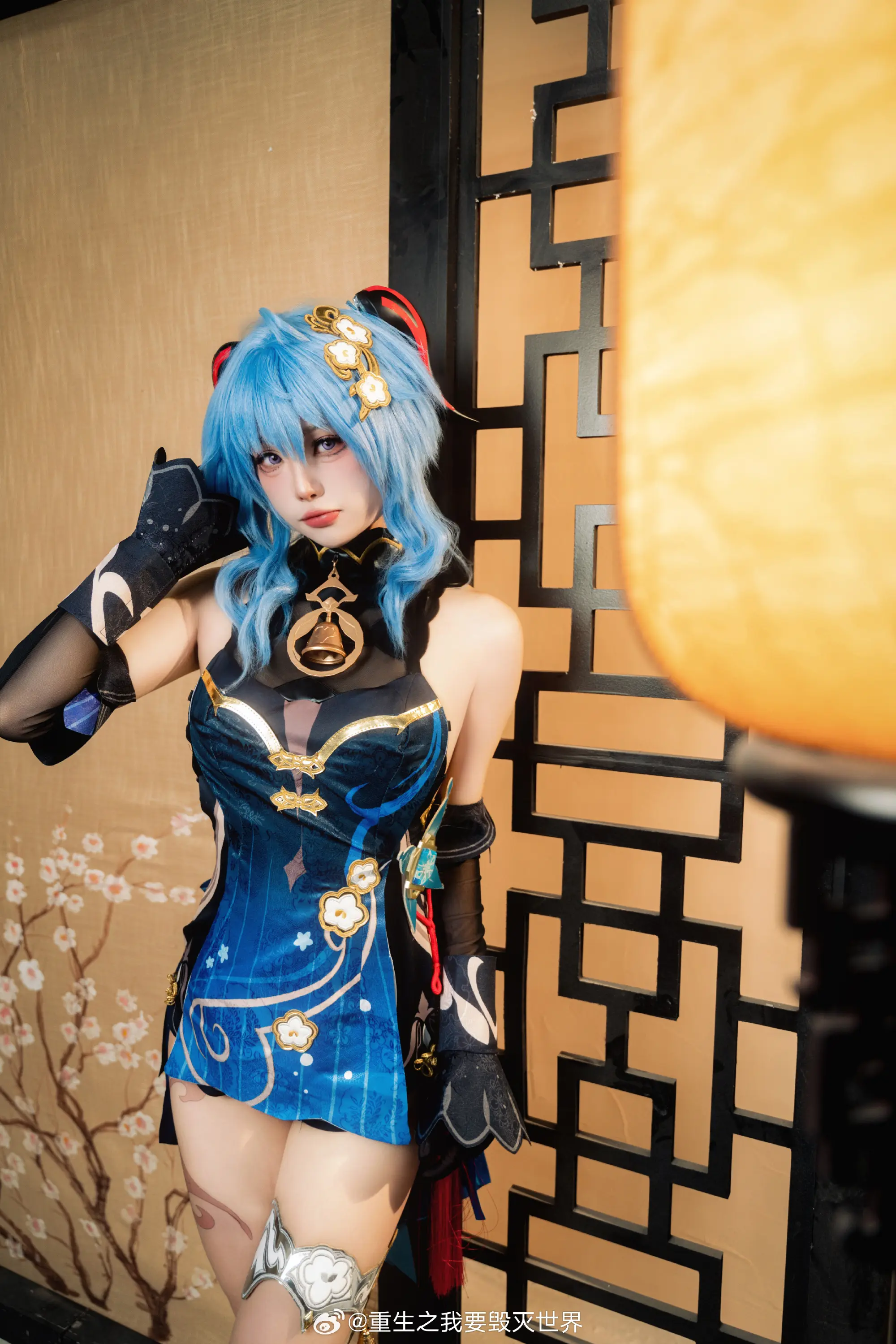 cosplay 和旅行者...一起度过的海灯节... 原神 甘雨@重生之我要毁灭世界 COSPLAY-第13张