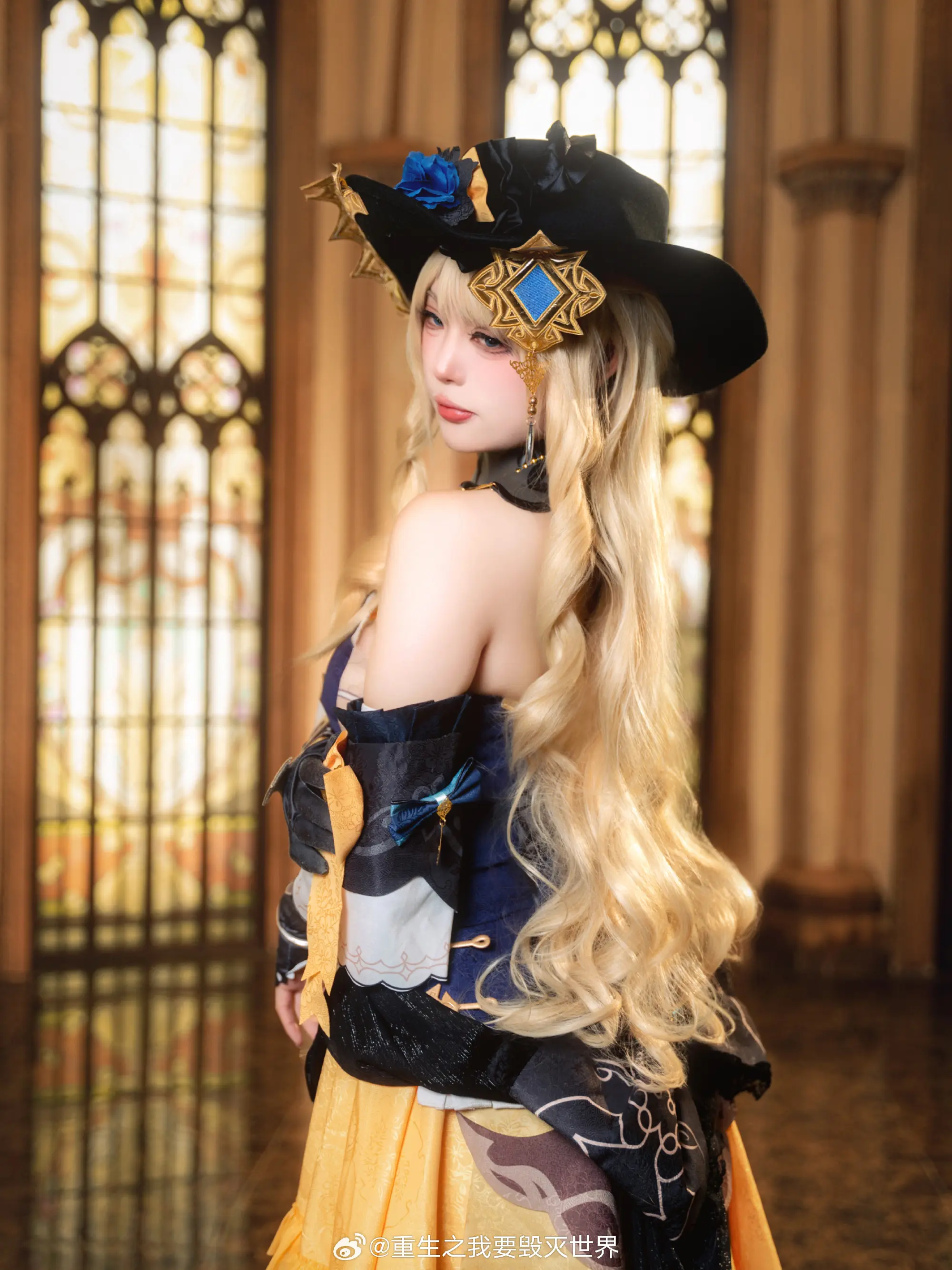 COSPLAY 你知道黄玫瑰的花语吗？ 原神 娜维娅@重生之我要毁灭世界 COSPLAY-第2张