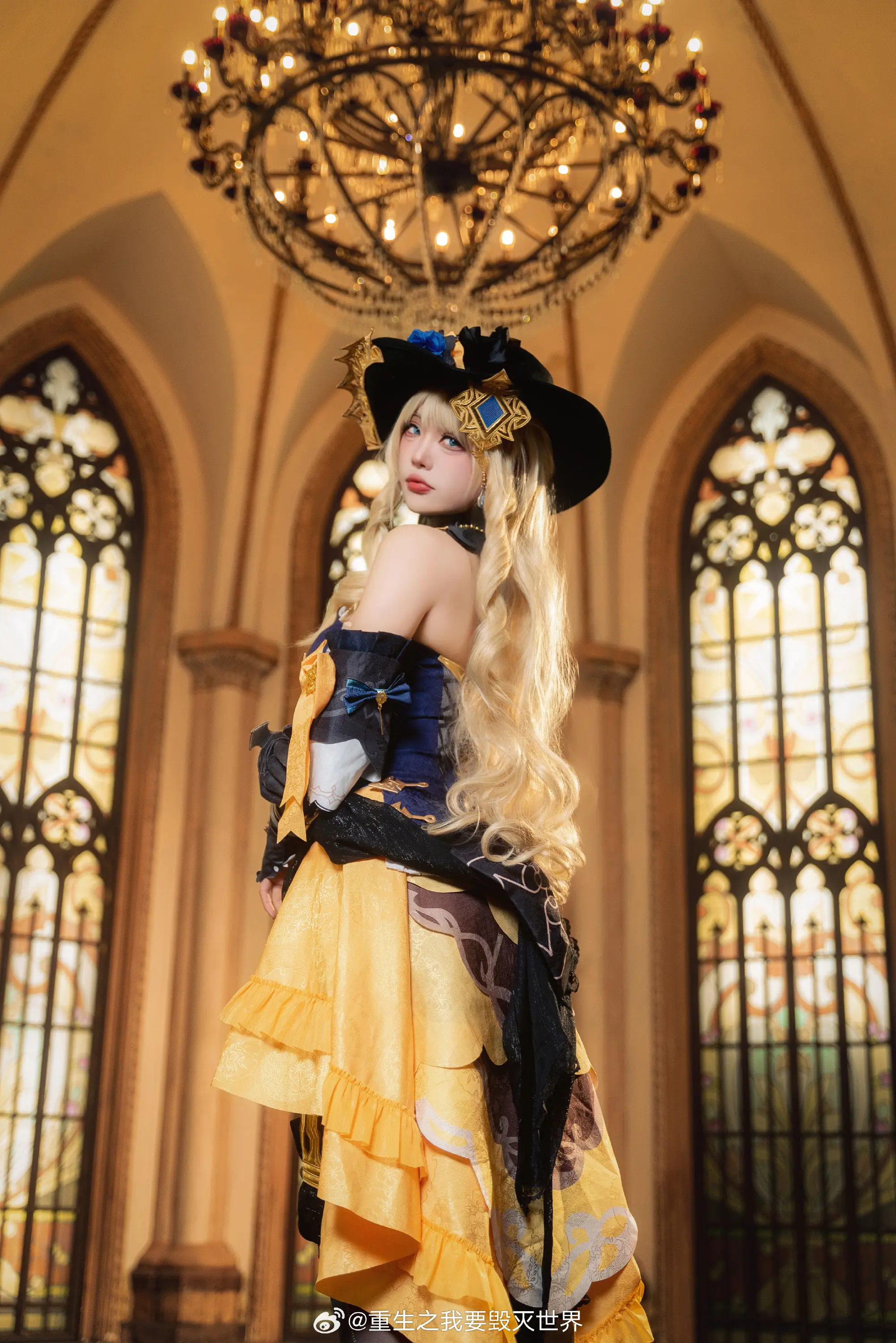 COSPLAY 你知道黄玫瑰的花语吗？ 原神 娜维娅@重生之我要毁灭世界 COSPLAY-第7张