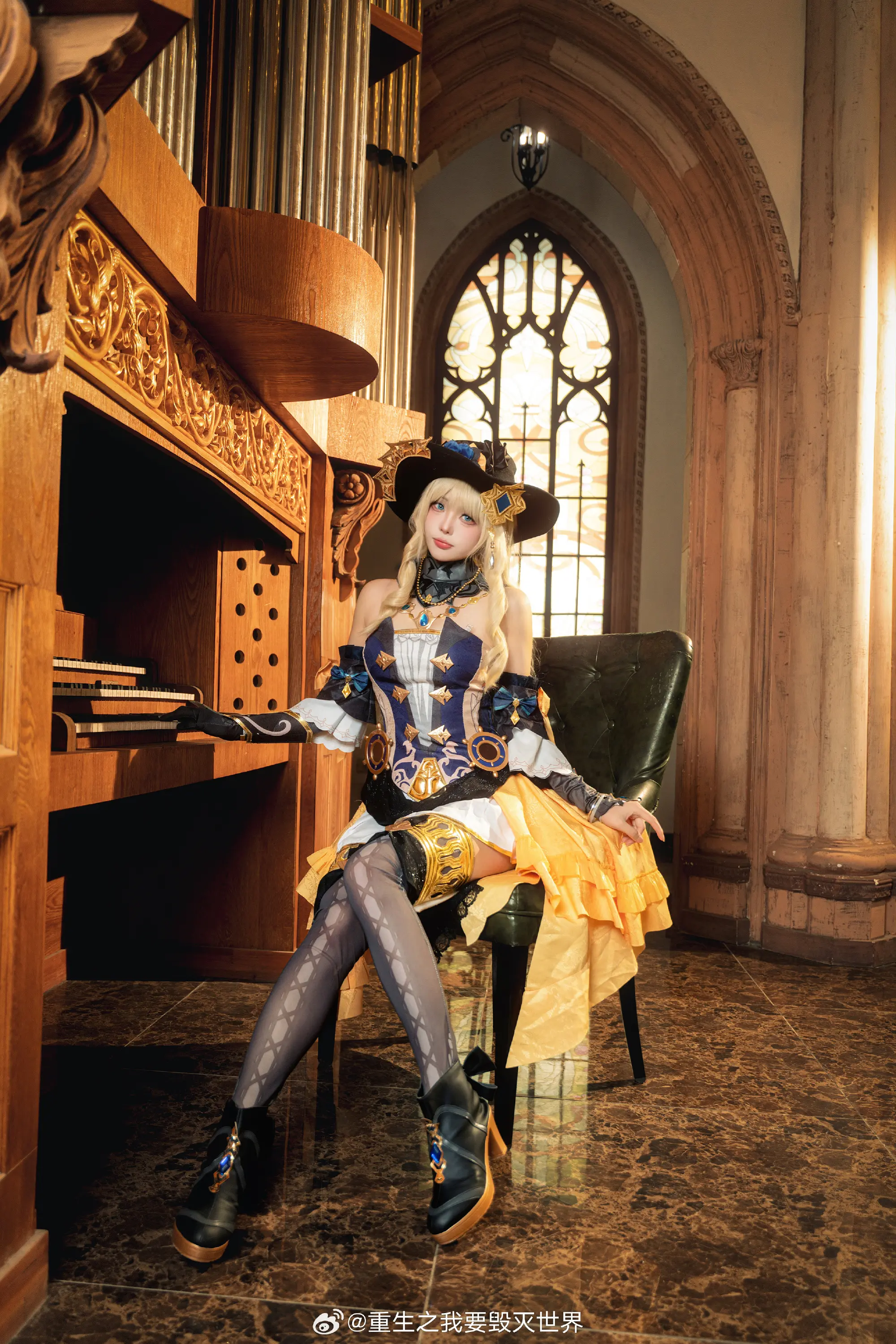 COSPLAY 你知道黄玫瑰的花语吗？ 原神 娜维娅@重生之我要毁灭世界 COSPLAY-第9张