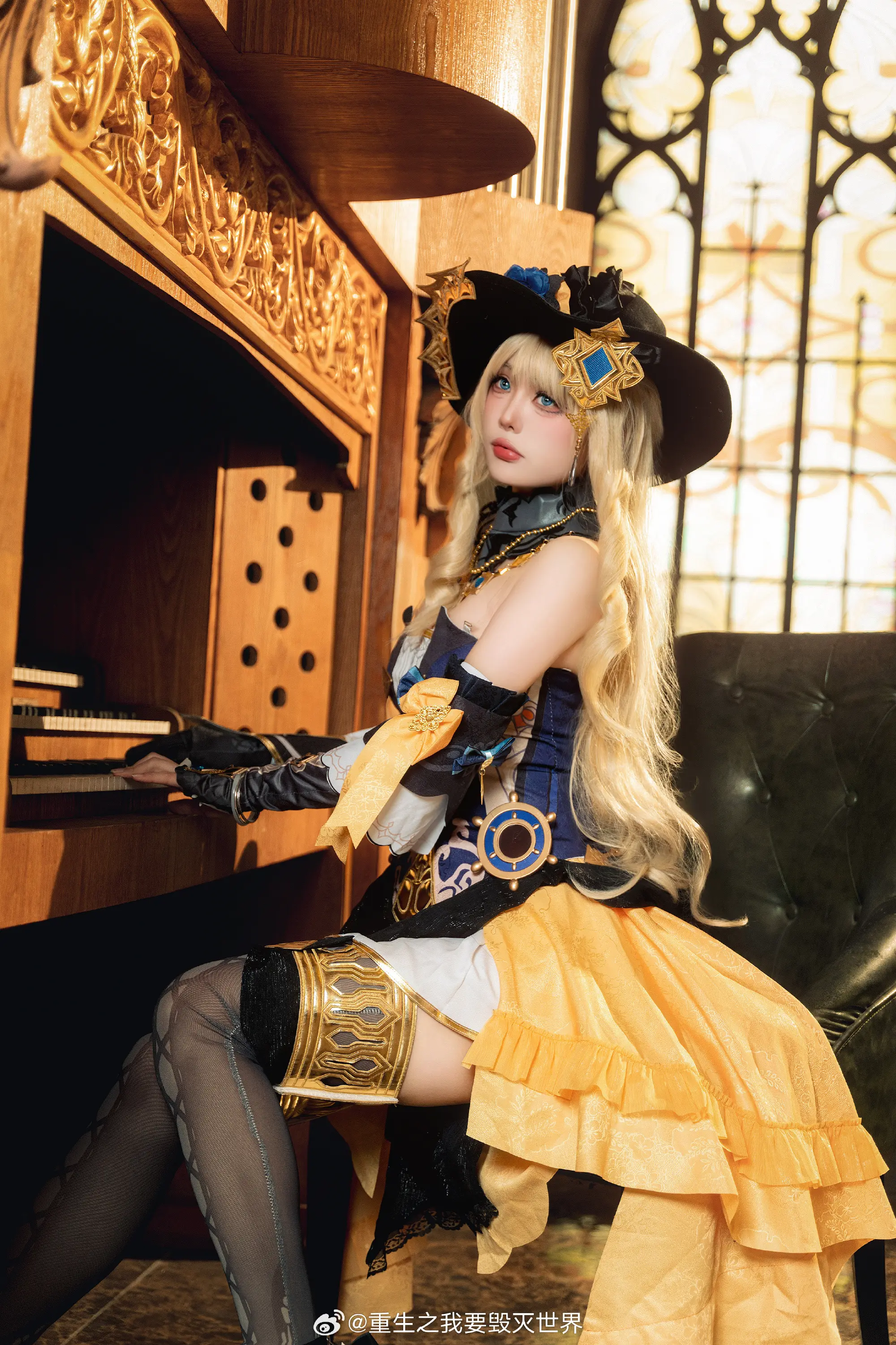 COSPLAY 你知道黄玫瑰的花语吗？ 原神 娜维娅@重生之我要毁灭世界 COSPLAY-第10张