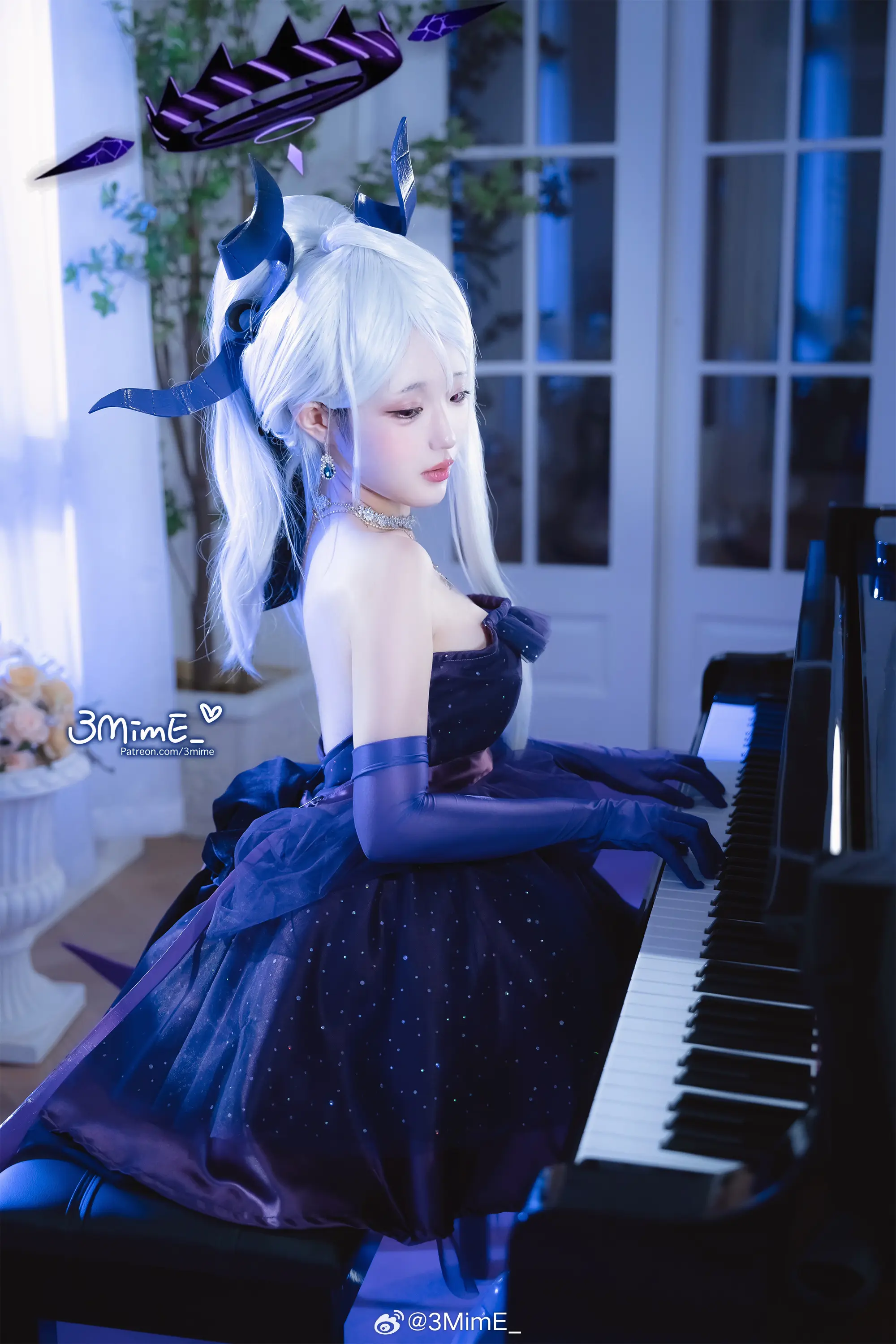 COSPLAY 蔚蓝档案 空崎日奈 礼服@3MimE_ COSPLAY-第6张
