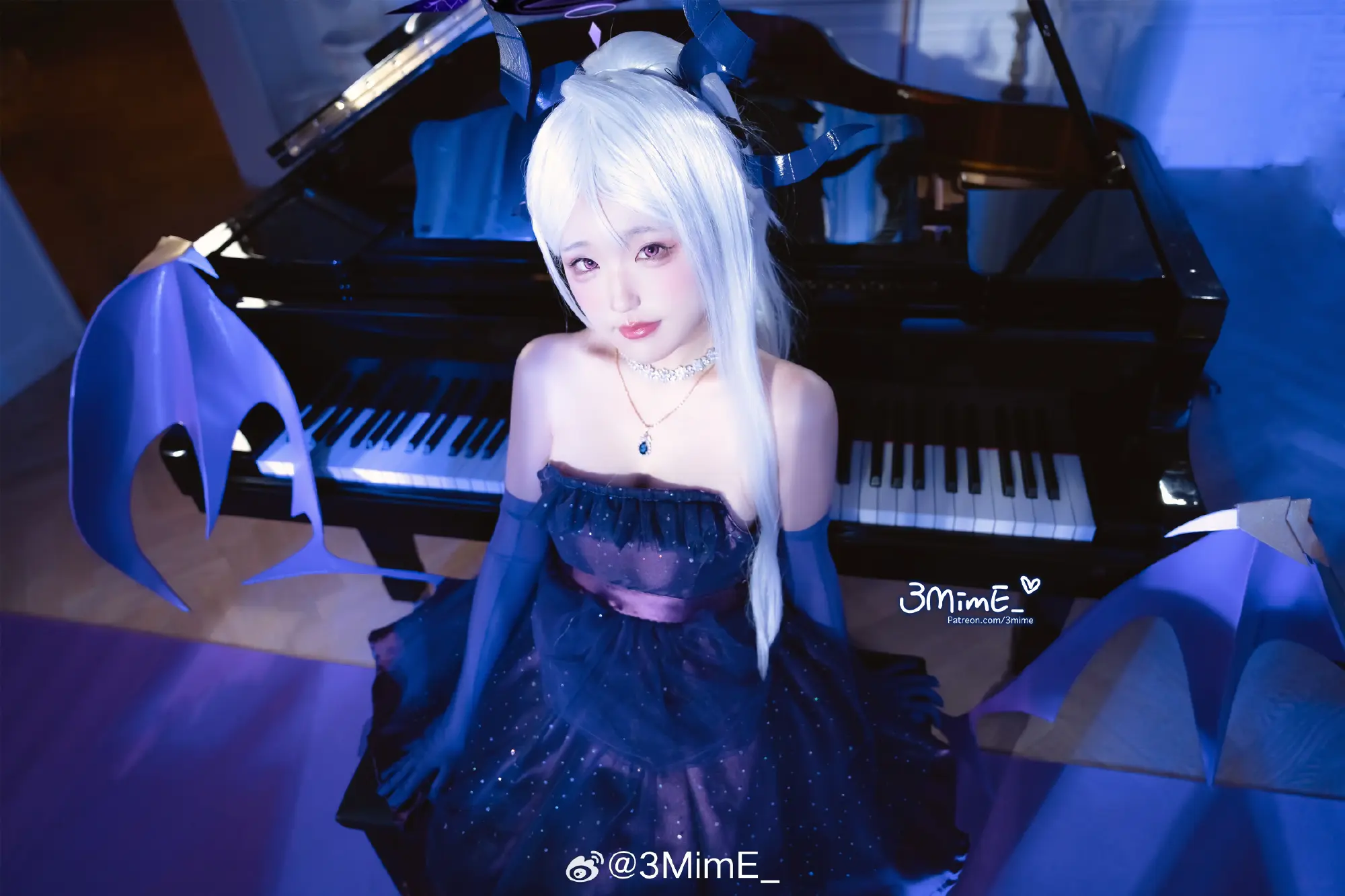 COSPLAY 蔚蓝档案 空崎日奈 礼服@3MimE_ COSPLAY-第5张