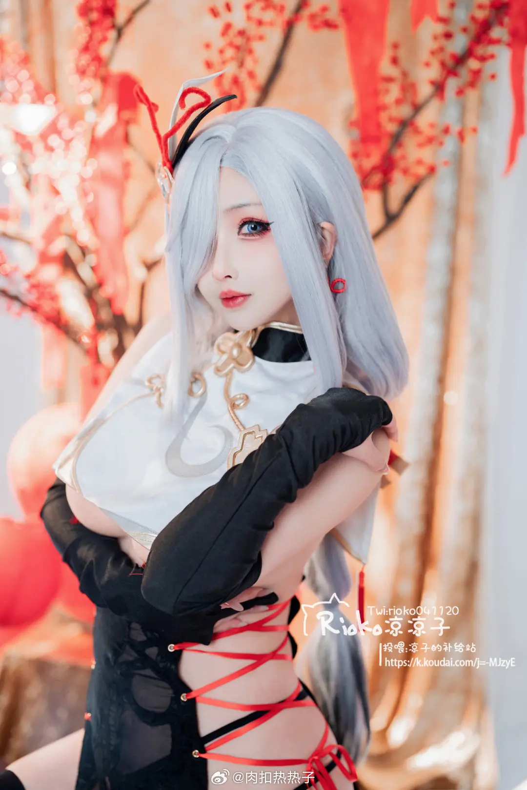 COSPLAY 原神 申鹤@肉扣热热子-公众号小姨ai