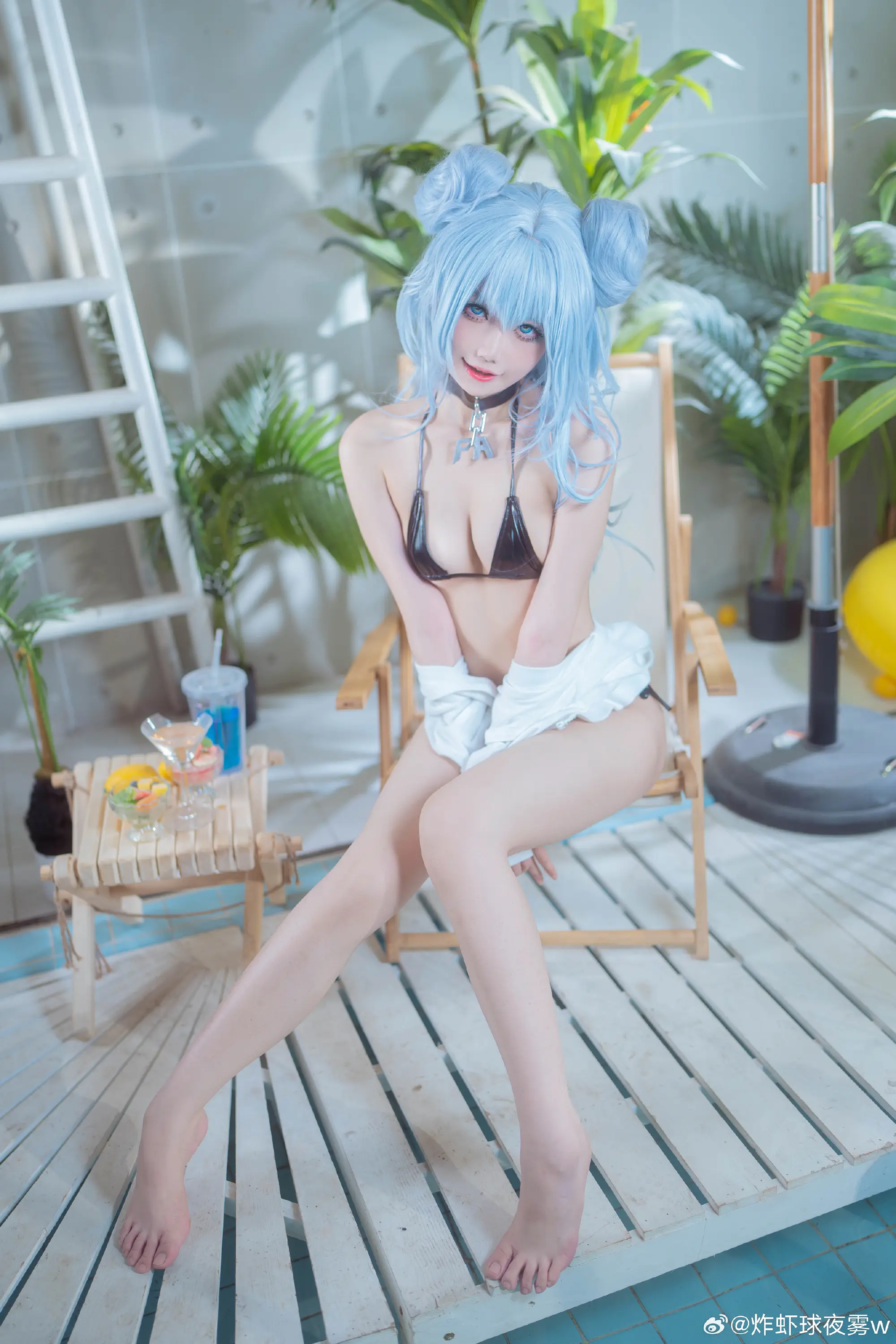 cosplay 少女前线 泳装cos@炸虾球耶呜 COSPLAY-第3张