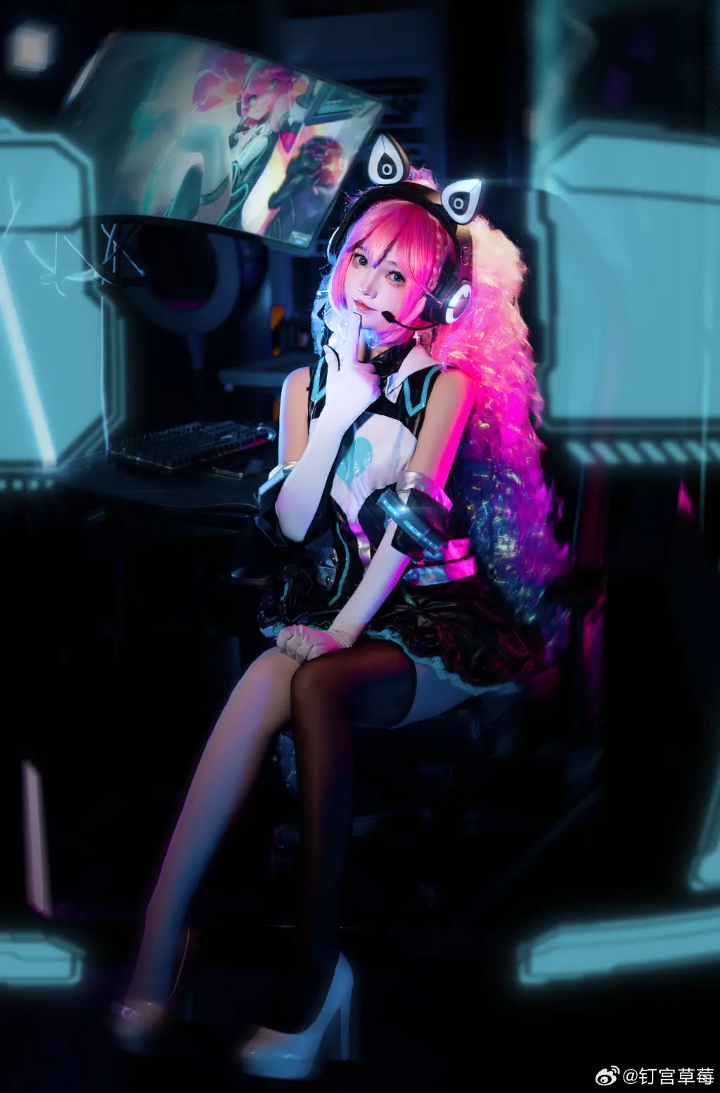 COSPLAY 系统宕机的话，重启就好啦！随时保持出发的勇气！ 王者荣耀 安琪拉cos@钉宫草莓 COSPLAY-第9张