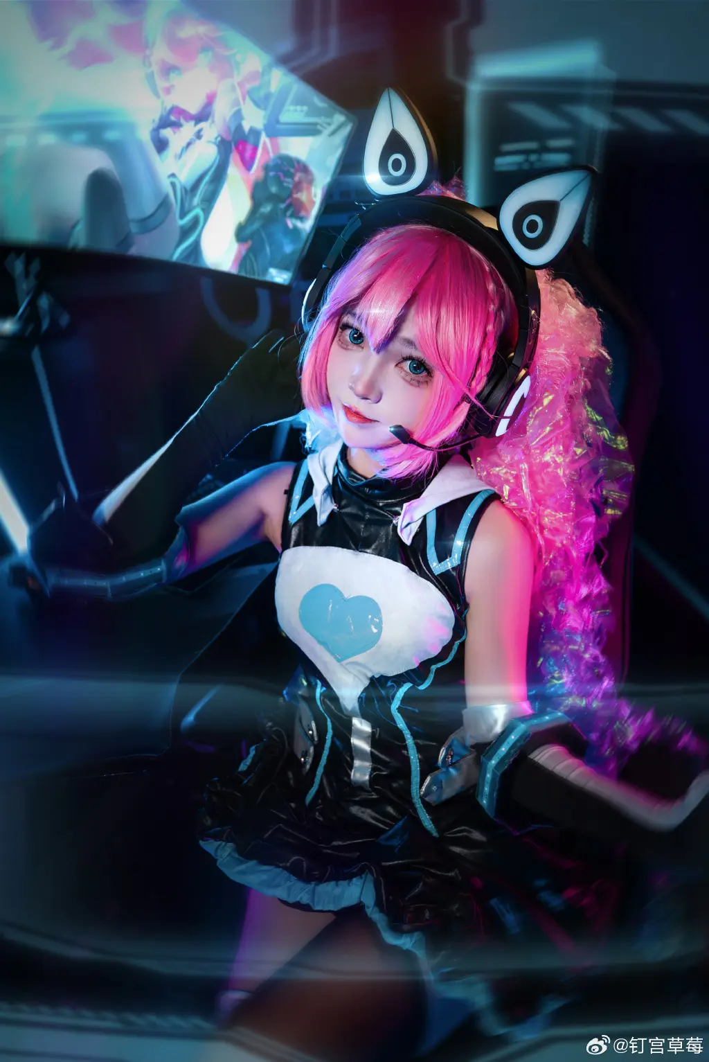 COSPLAY 系统宕机的话，重启就好啦！随时保持出发的勇气！ 王者荣耀 安琪拉cos@钉宫草莓 COSPLAY-第3张