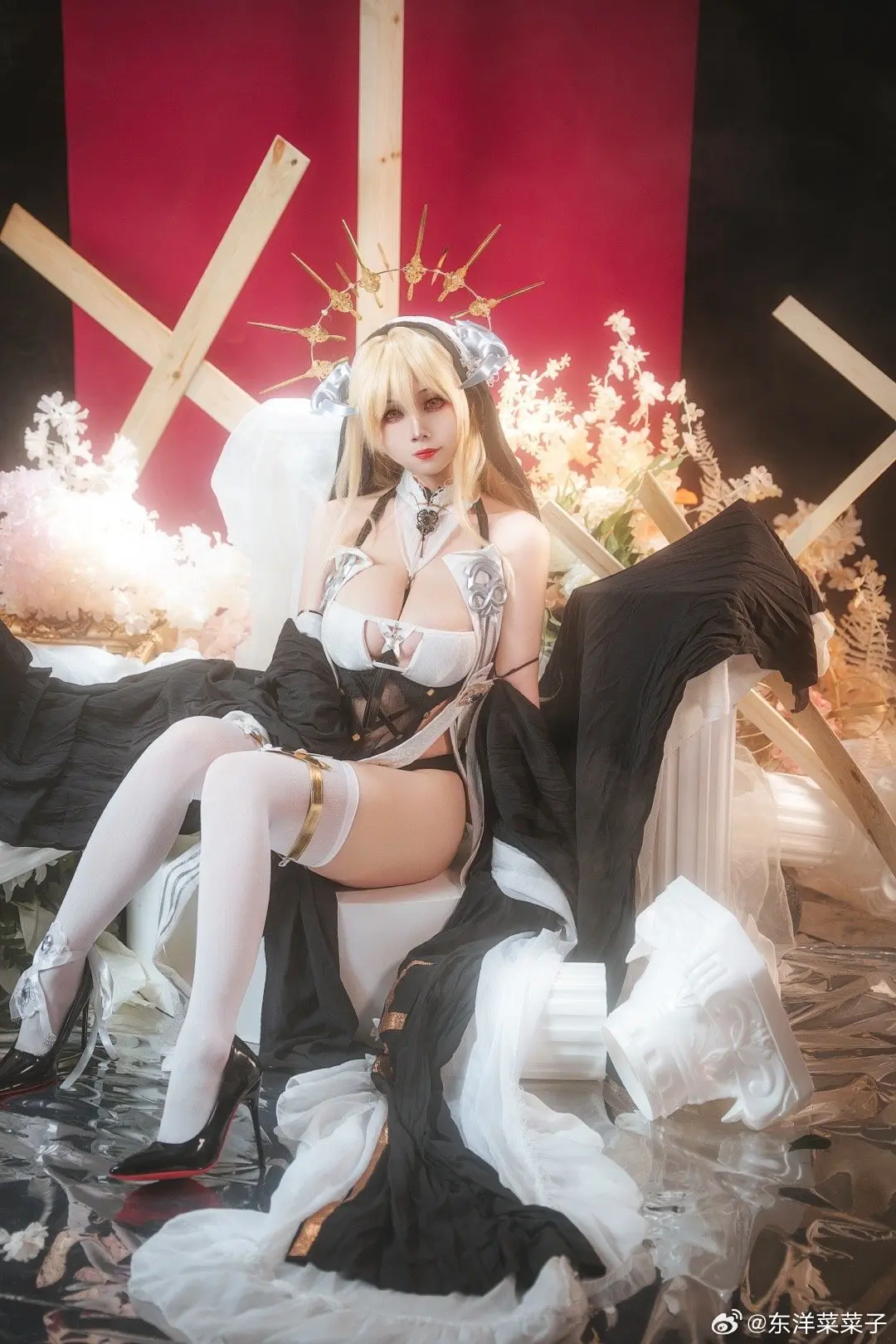 COSPLAY 愿您今日也能得到祝福 碧蓝航线怨仇cos@修修猫ww COSPLAY-第7张
