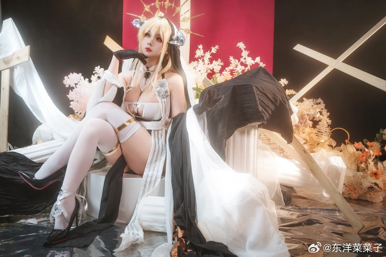 COSPLAY 愿您今日也能得到祝福 碧蓝航线怨仇cos@修修猫ww COSPLAY-第2张