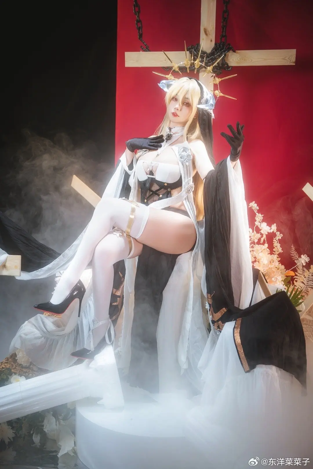 COSPLAY 愿您今日也能得到祝福 碧蓝航线怨仇cos@修修猫ww COSPLAY-第4张
