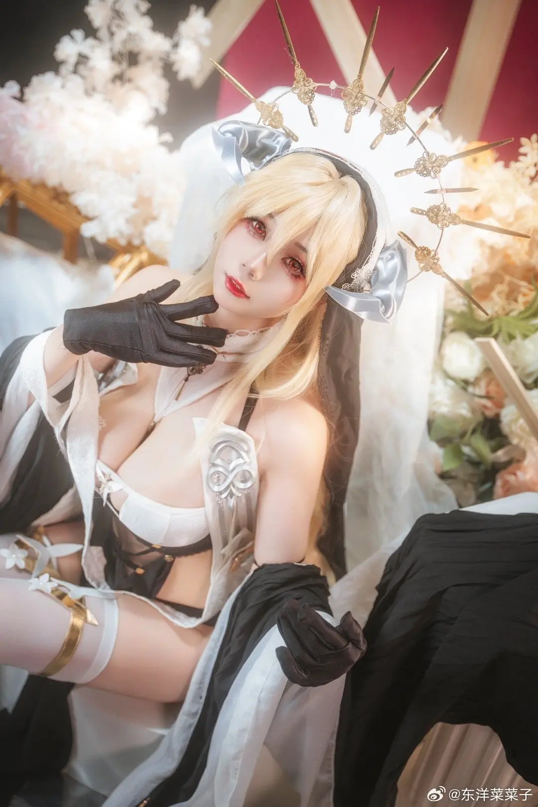 COSPLAY 愿您今日也能得到祝福 碧蓝航线怨仇cos@修修猫ww COSPLAY-第9张