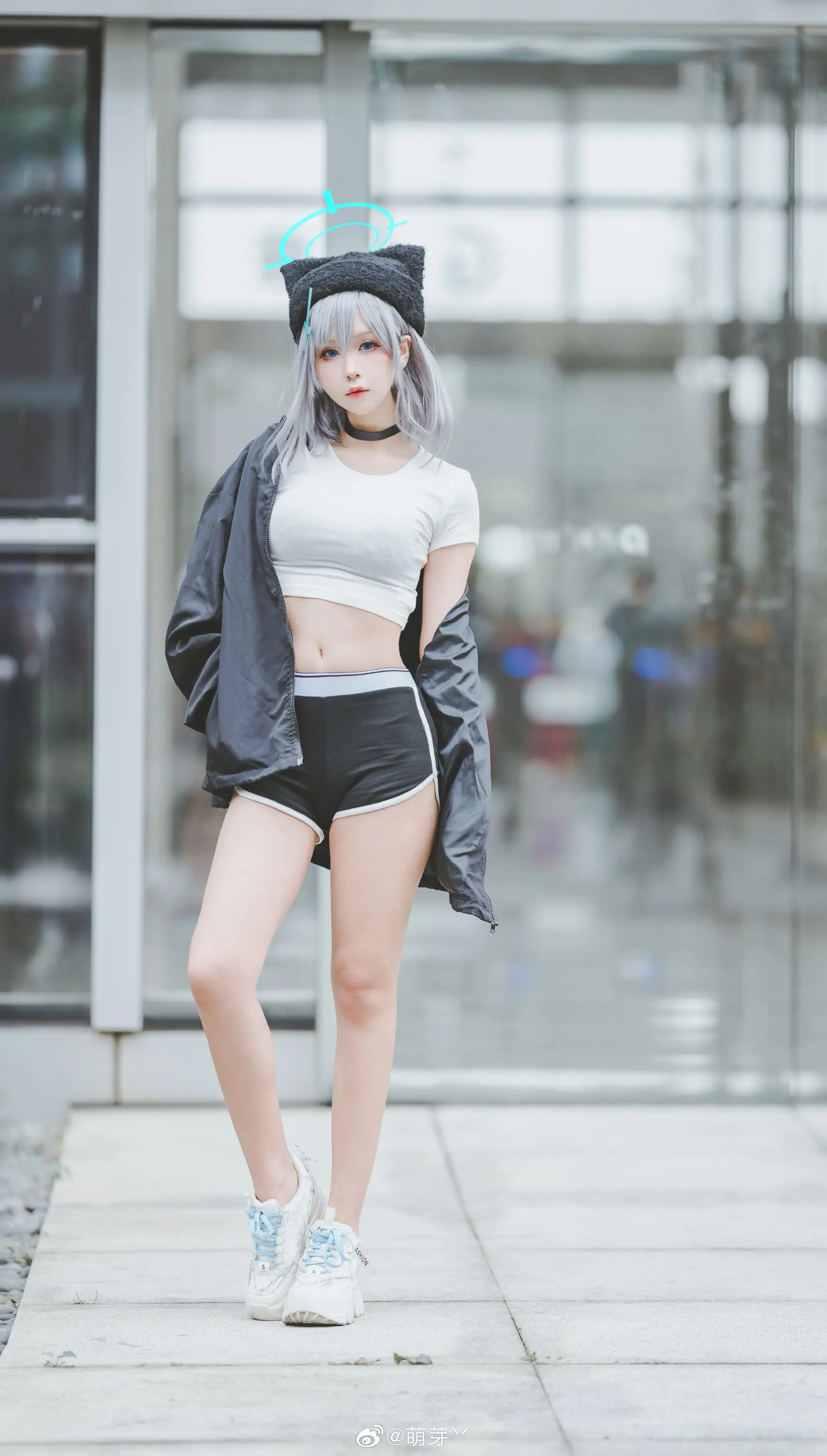 COSPLAY 这件衣服是为老师穿的 碧蓝档案 砂狼白子@萌芽丷-公众号小姨ai