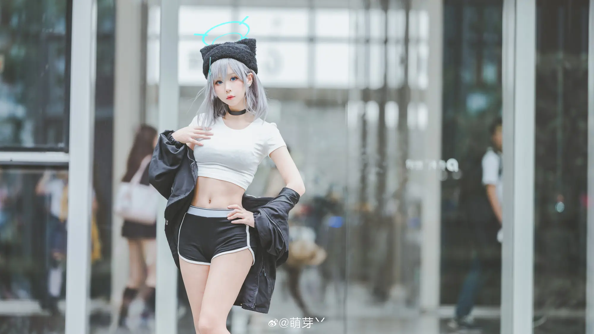 COSPLAY 这件衣服是为老师穿的 碧蓝档案 砂狼白子@萌芽丷 COSPLAY-第7张