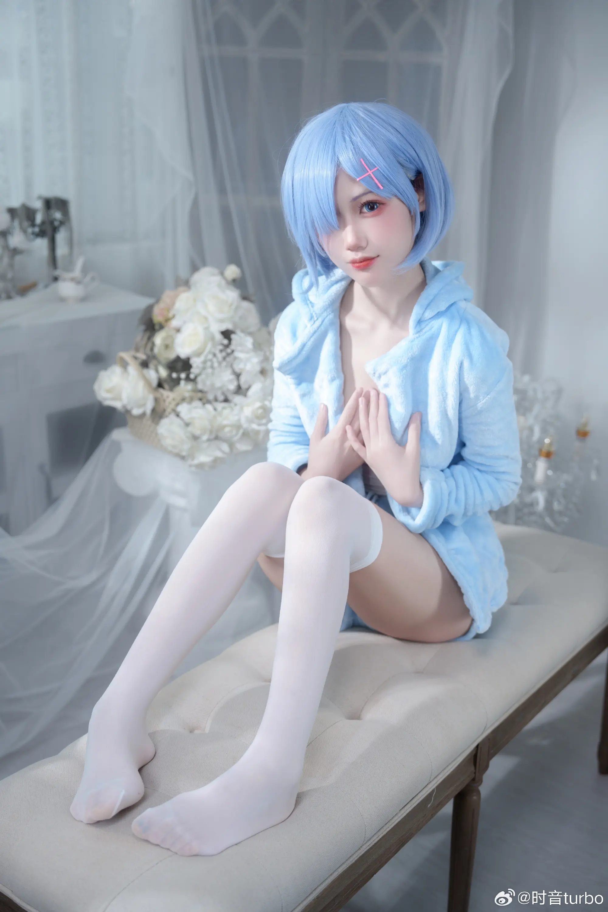 COSPLAY 如果真爱有颜色，那一定是蓝色 从零开始的异世界生活  蕾姆@时音turbo COSPLAY-第3张