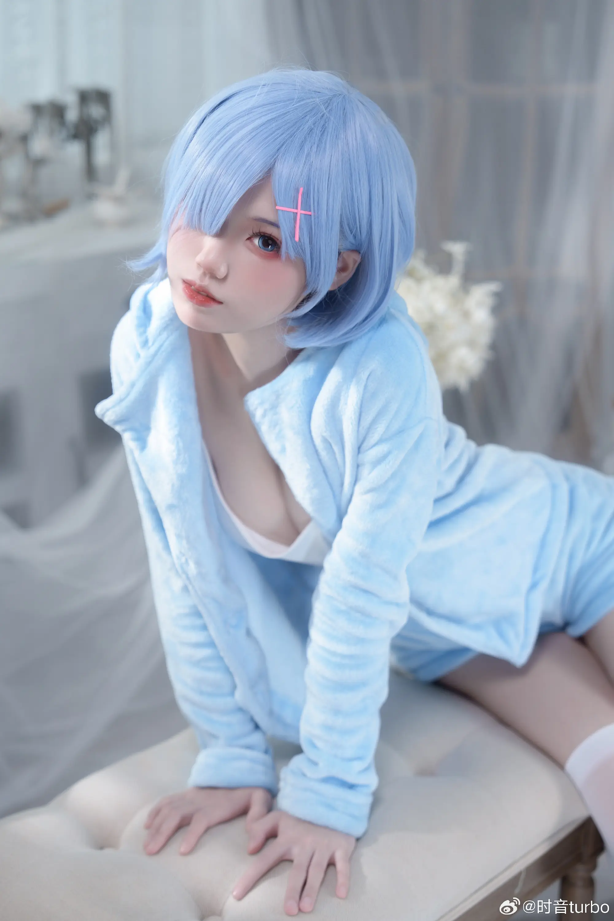 COSPLAY 如果真爱有颜色，那一定是蓝色 从零开始的异世界生活  蕾姆@时音turbo-公众号小姨ai