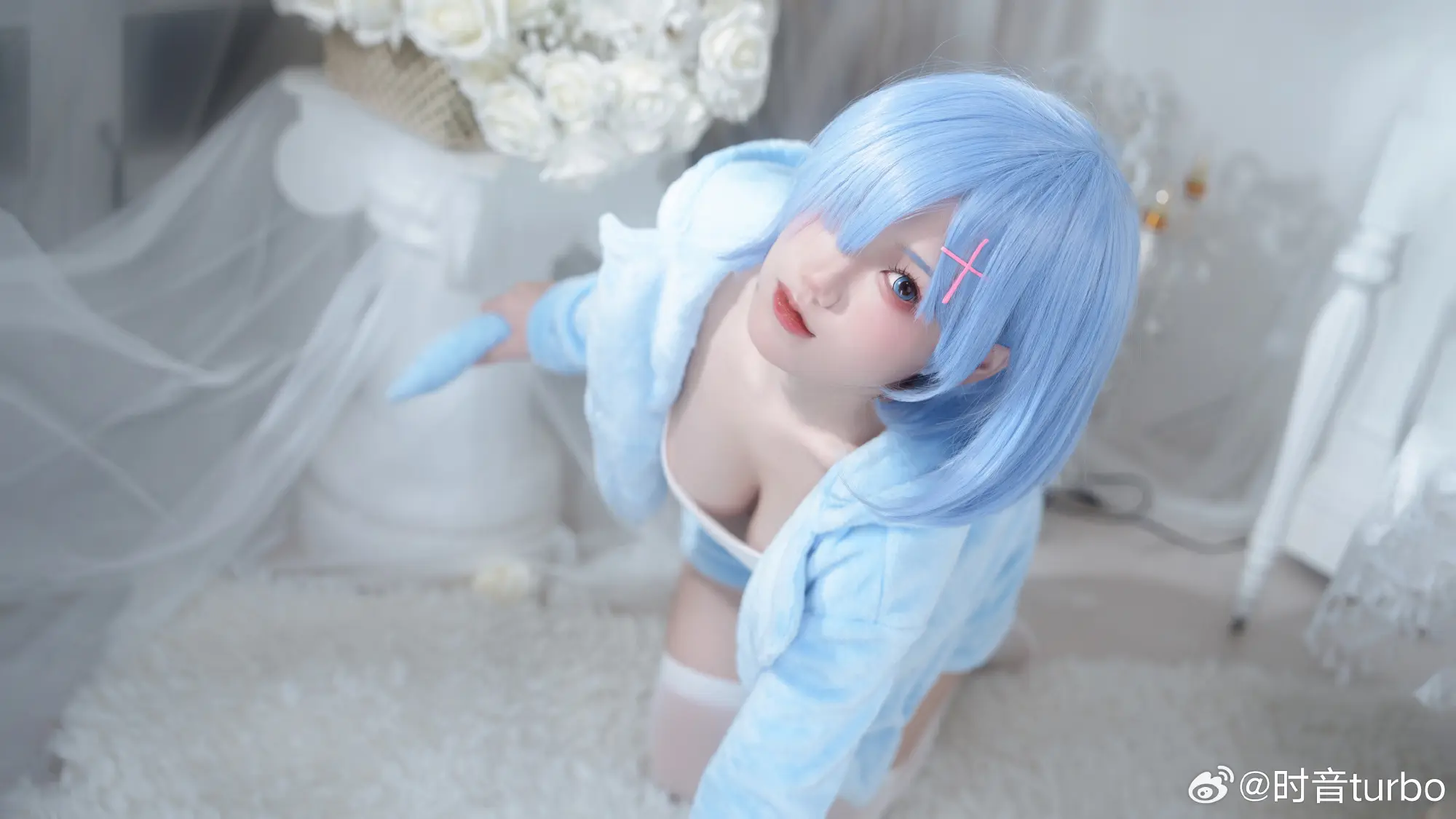 COSPLAY 如果真爱有颜色，那一定是蓝色 从零开始的异世界生活  蕾姆@时音turbo COSPLAY-第5张