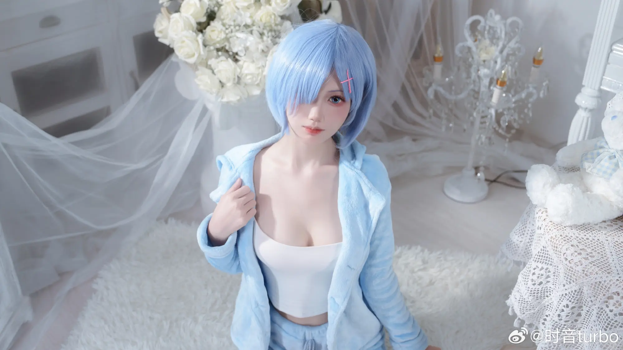 COSPLAY 如果真爱有颜色，那一定是蓝色 从零开始的异世界生活  蕾姆@时音turbo COSPLAY-第6张