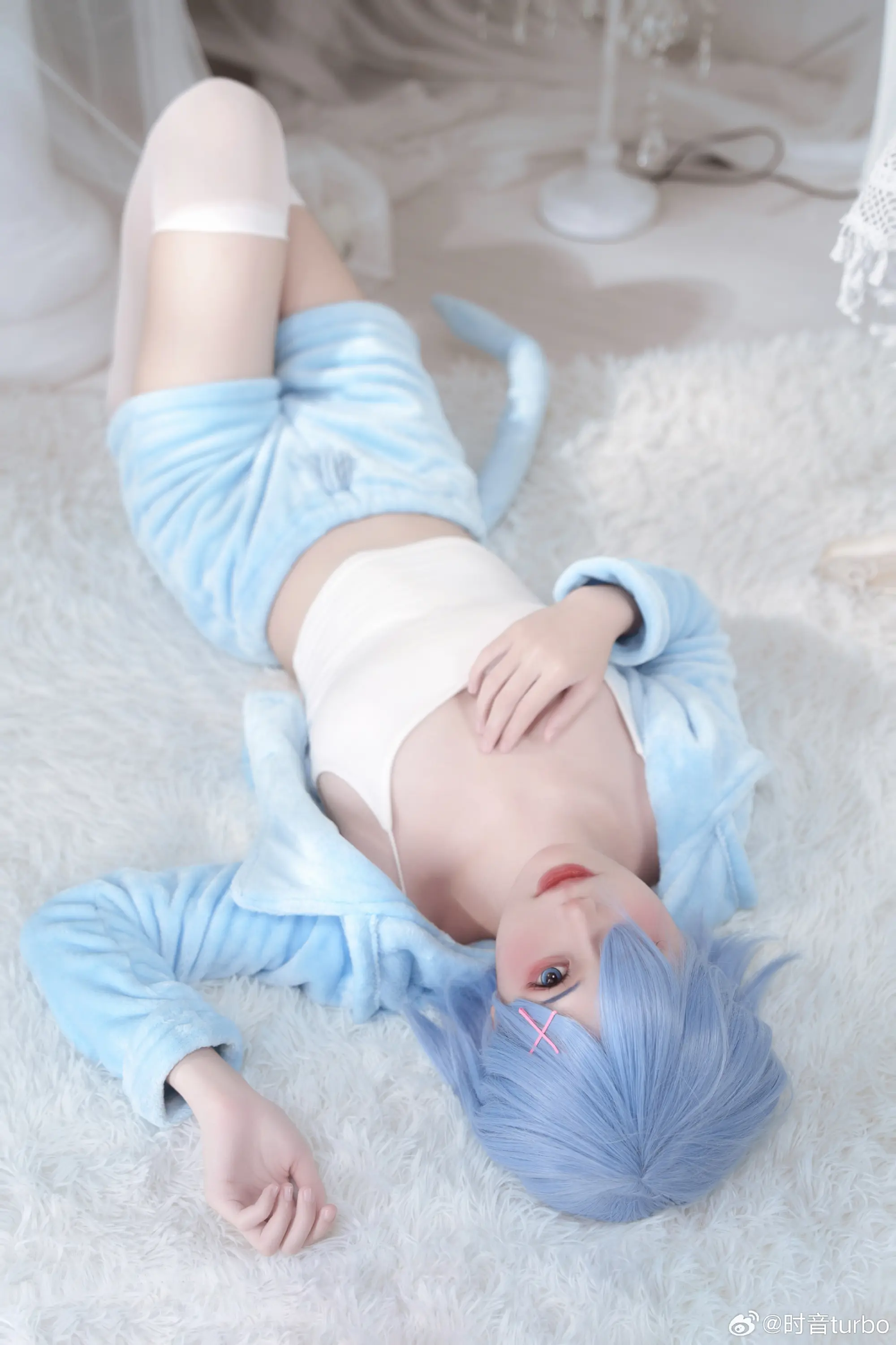 COSPLAY 如果真爱有颜色，那一定是蓝色 从零开始的异世界生活  蕾姆@时音turbo COSPLAY-第4张