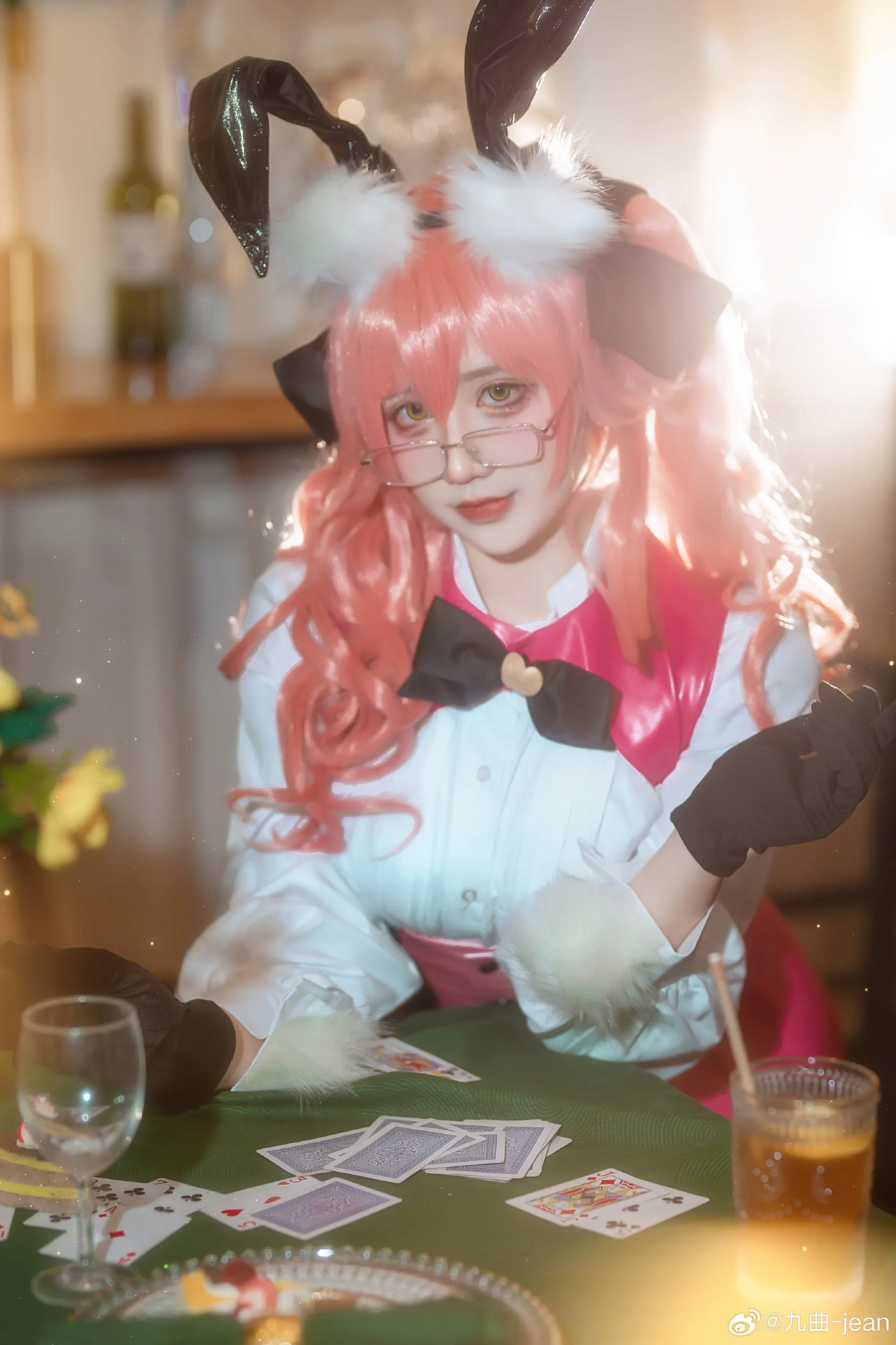 cosplay fgo 光之高扬斯卡娅 玉藻前cos@九曲-jean COSPLAY-第7张
