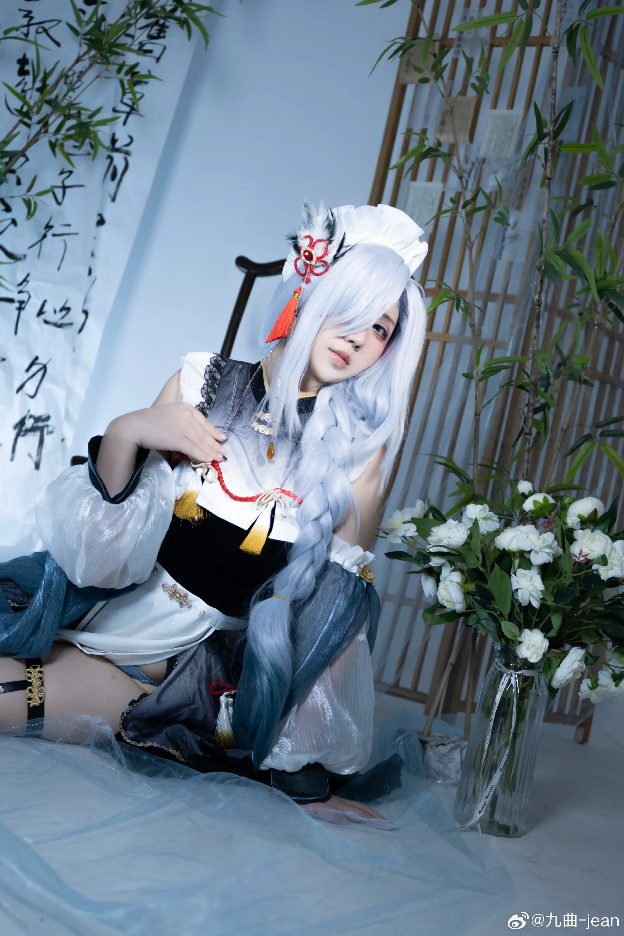 COSPLAY 女仆 申鹤 原神@九曲-jean COSPLAY-第9张