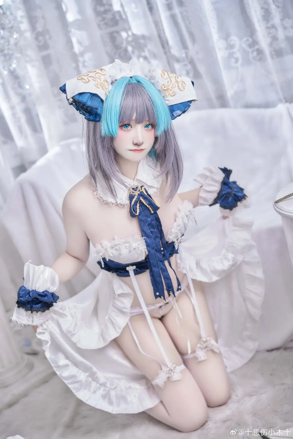 COSPLAY 碧蓝航线 柴郡睡衣cos@十悲伤小木十 COSPLAY-第4张