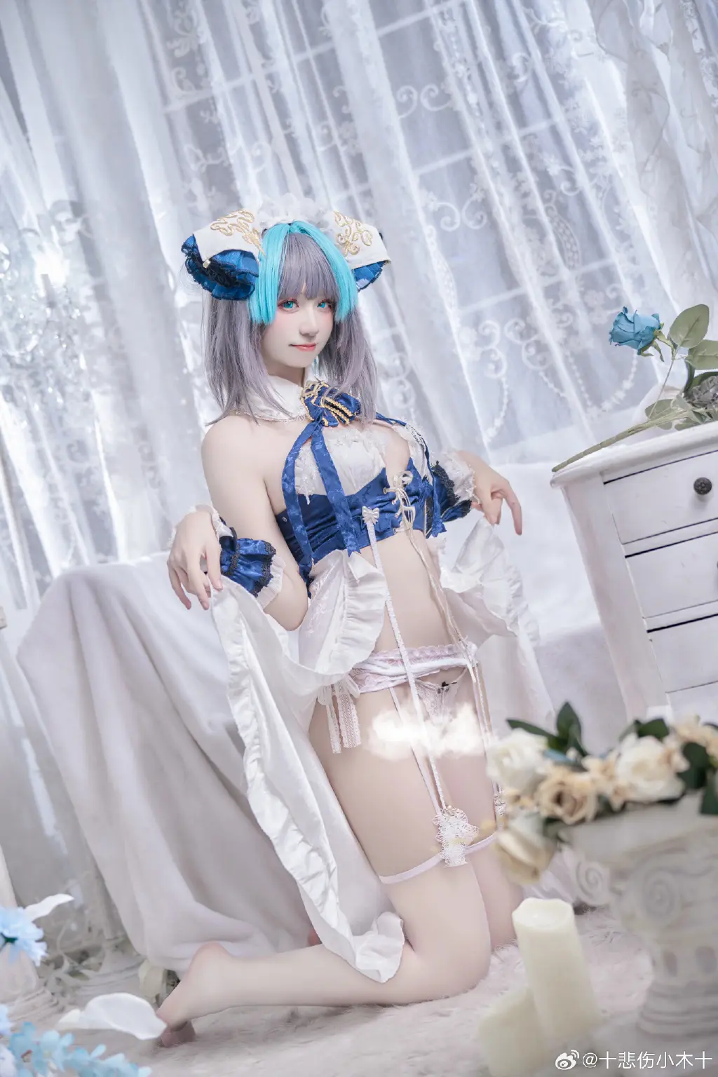 COSPLAY 碧蓝航线 柴郡睡衣cos@十悲伤小木十 COSPLAY-第2张