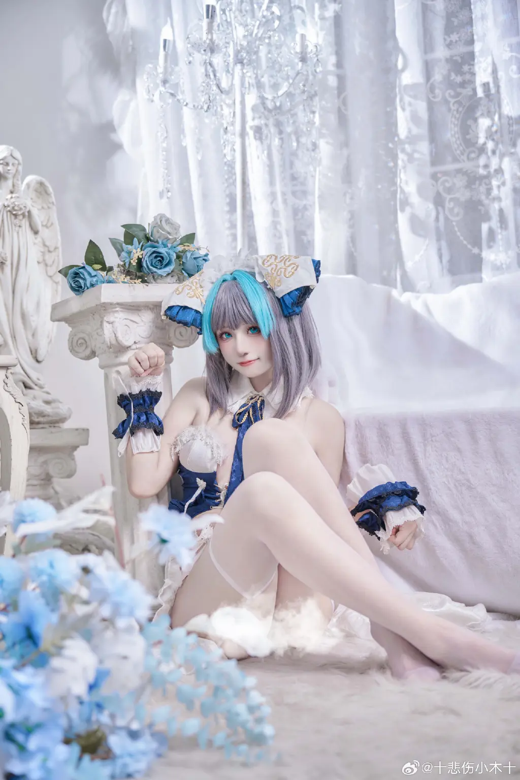 COSPLAY 碧蓝航线 柴郡睡衣cos@十悲伤小木十 COSPLAY-第3张