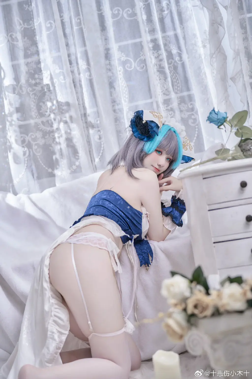 COSPLAY 碧蓝航线 柴郡睡衣cos@十悲伤小木十 COSPLAY-第7张