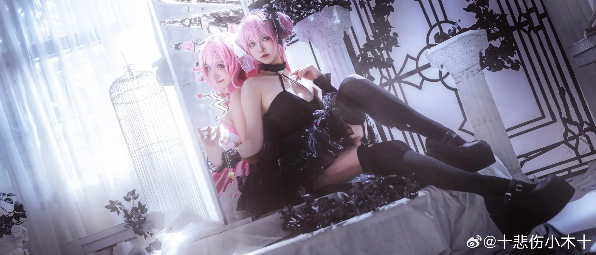 COSPLAY 桃乐丝「黎明派对 怀旧 」 Nikke:胜利女神 粉桃@十悲伤小木十 COSPLAY-第9张