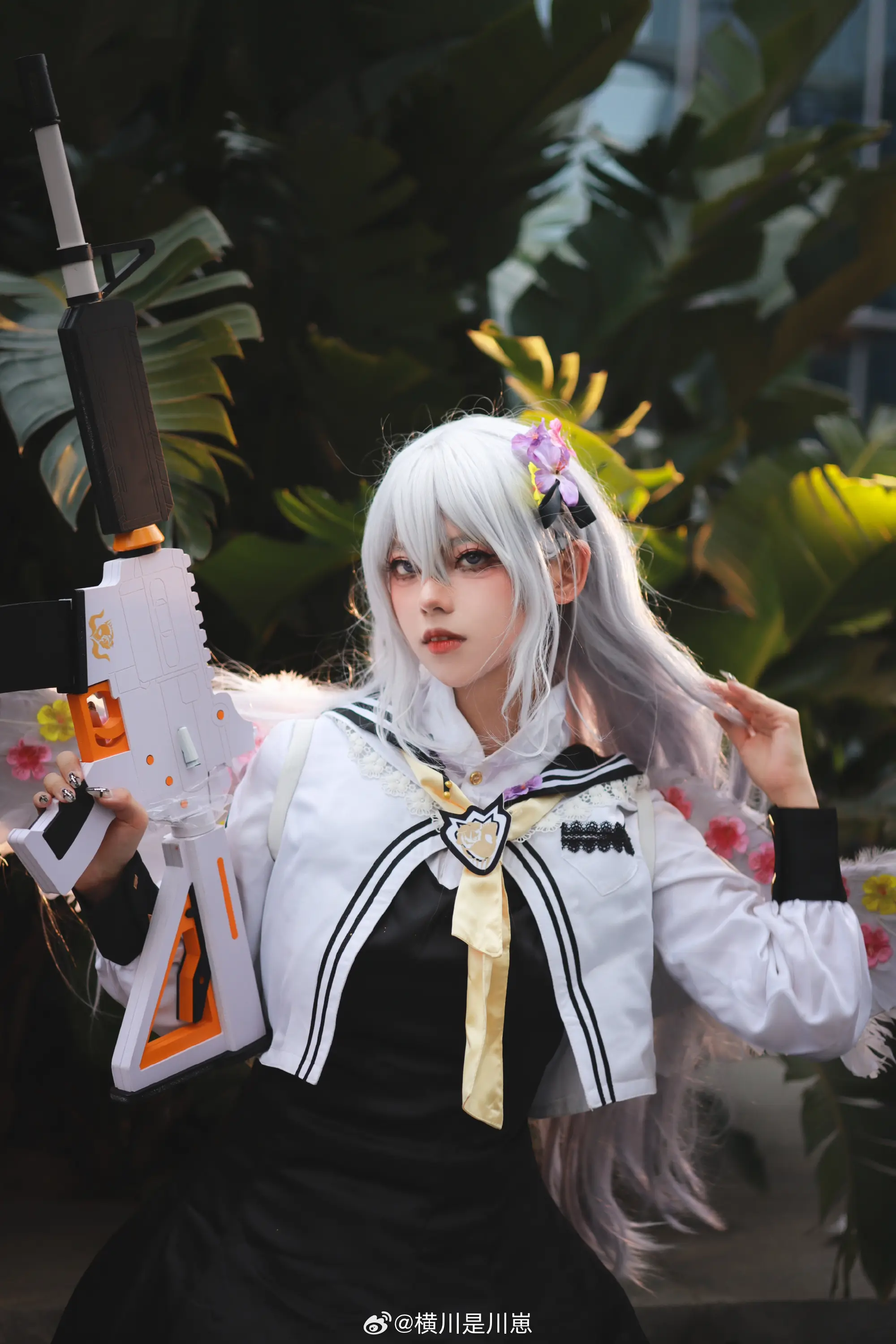 COSPLAY 嗯。这样我就能回应老师的期待了。 蔚蓝档案 白洲梓@横川是川崽 COSPLAY-第3张