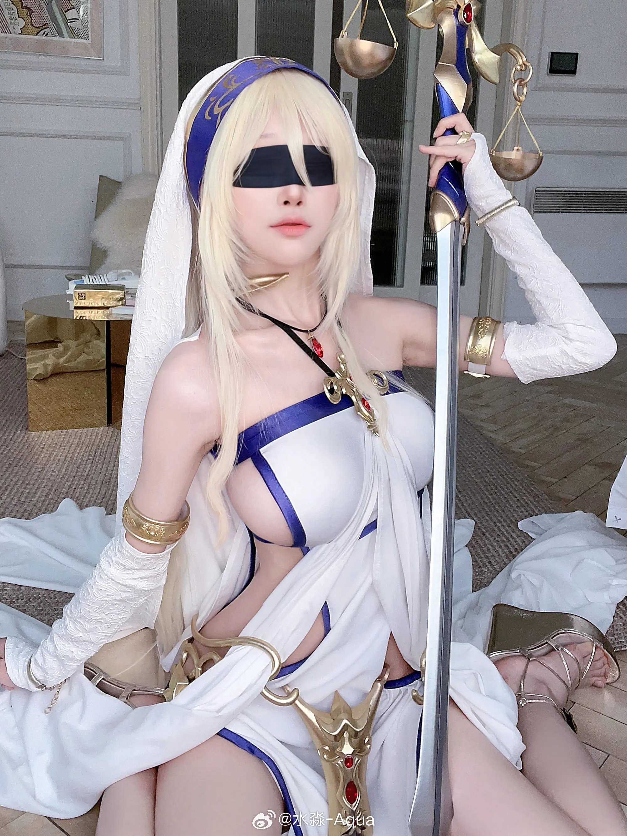 COSPLAY  ⚜️ 剑之圣女⚜️@水淼-Aqua-公众号小姨ai