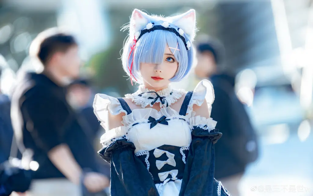 COSPLAY RE0 蕾姆 你就是蕾姆的英雄.@是三不是世w COSPLAY-第2张
