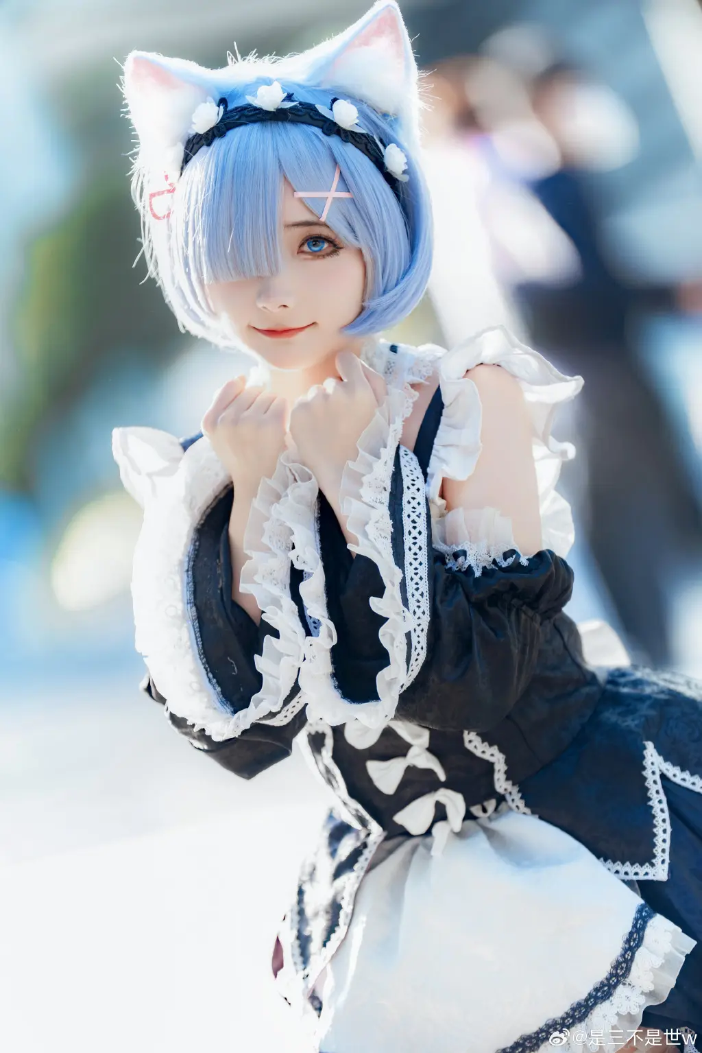 COSPLAY RE0 蕾姆 你就是蕾姆的英雄.@是三不是世w COSPLAY-第8张
