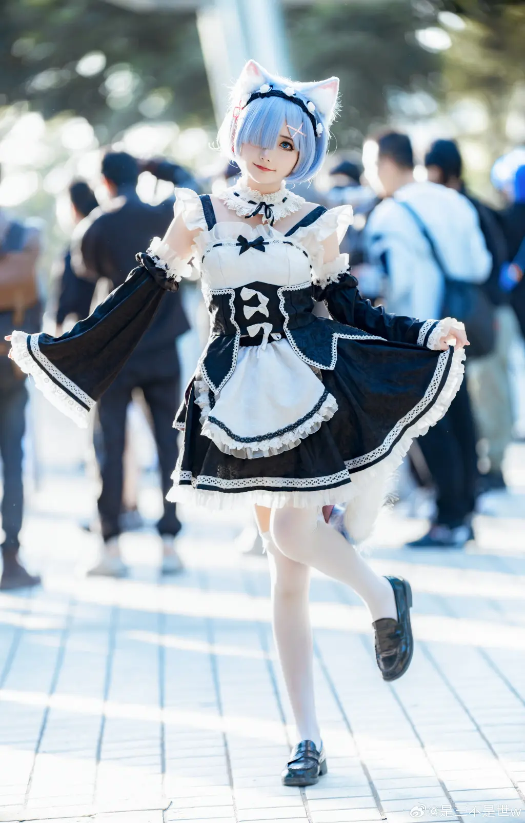 COSPLAY RE0 蕾姆 你就是蕾姆的英雄.@是三不是世w COSPLAY-第14张