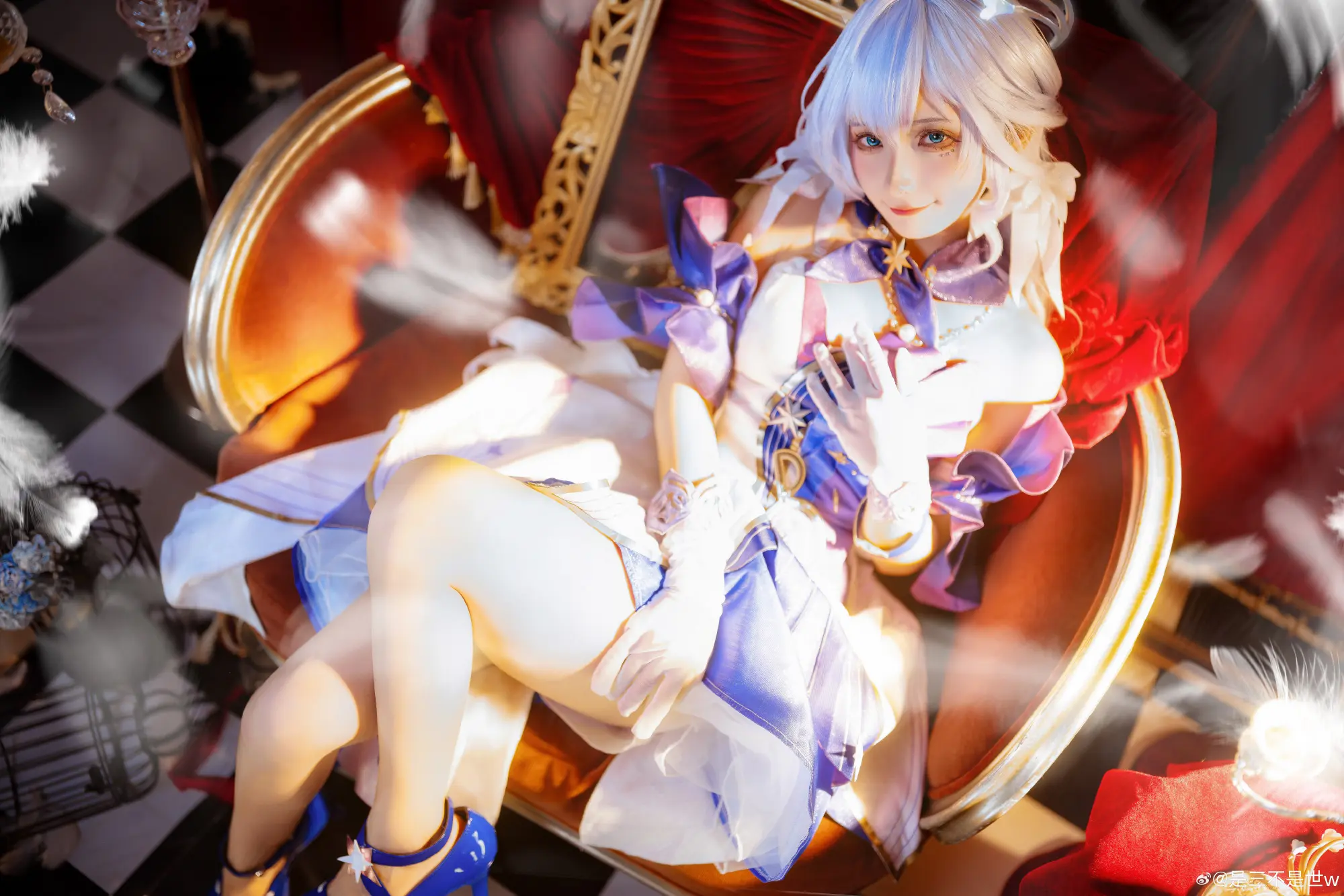 COSPLAY 崩坏:星穹铁道 知更鸟@是三不是世w-公众号小姨ai