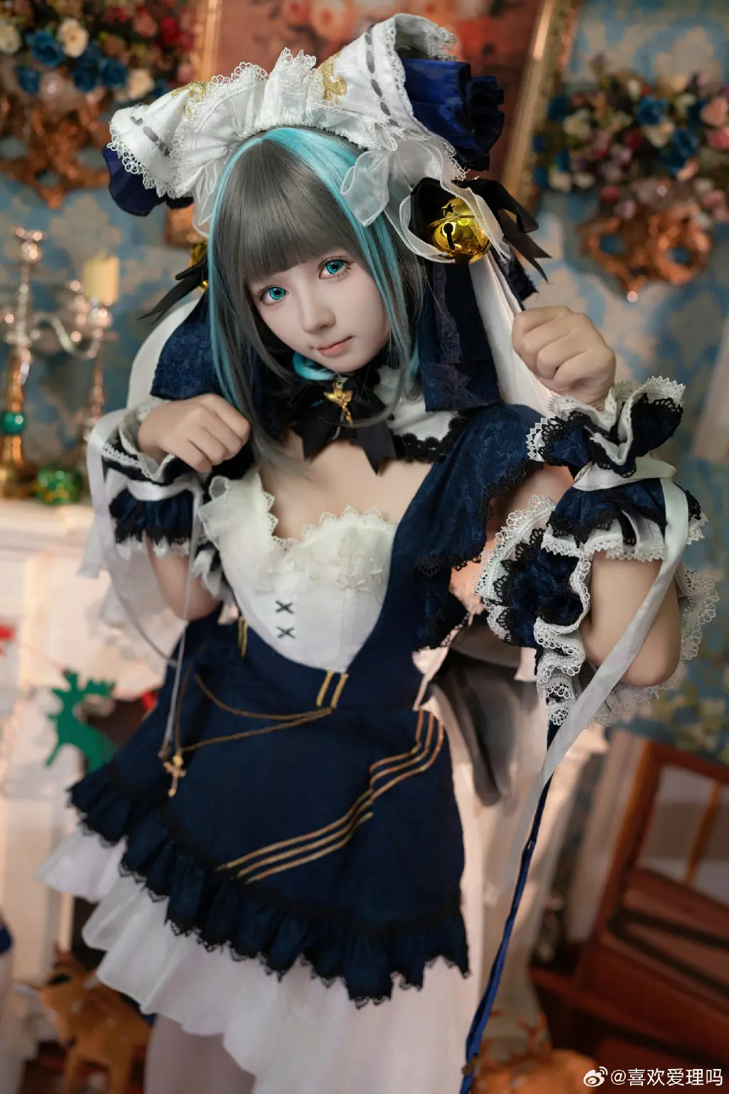 COSPLAY 碧蓝航线 圣诞快乐~ 发个柴郡猫猫🐱大家康康@喜欢爱理吗 COSPLAY-第2张