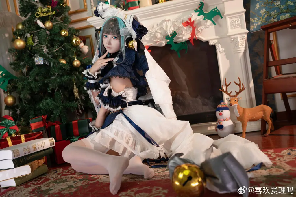 COSPLAY 碧蓝航线 圣诞快乐~ 发个柴郡猫猫🐱大家康康@喜欢爱理吗 COSPLAY-第9张