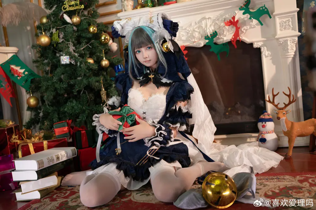 COSPLAY 碧蓝航线 圣诞快乐~ 发个柴郡猫猫🐱大家康康@喜欢爱理吗 COSPLAY-第4张