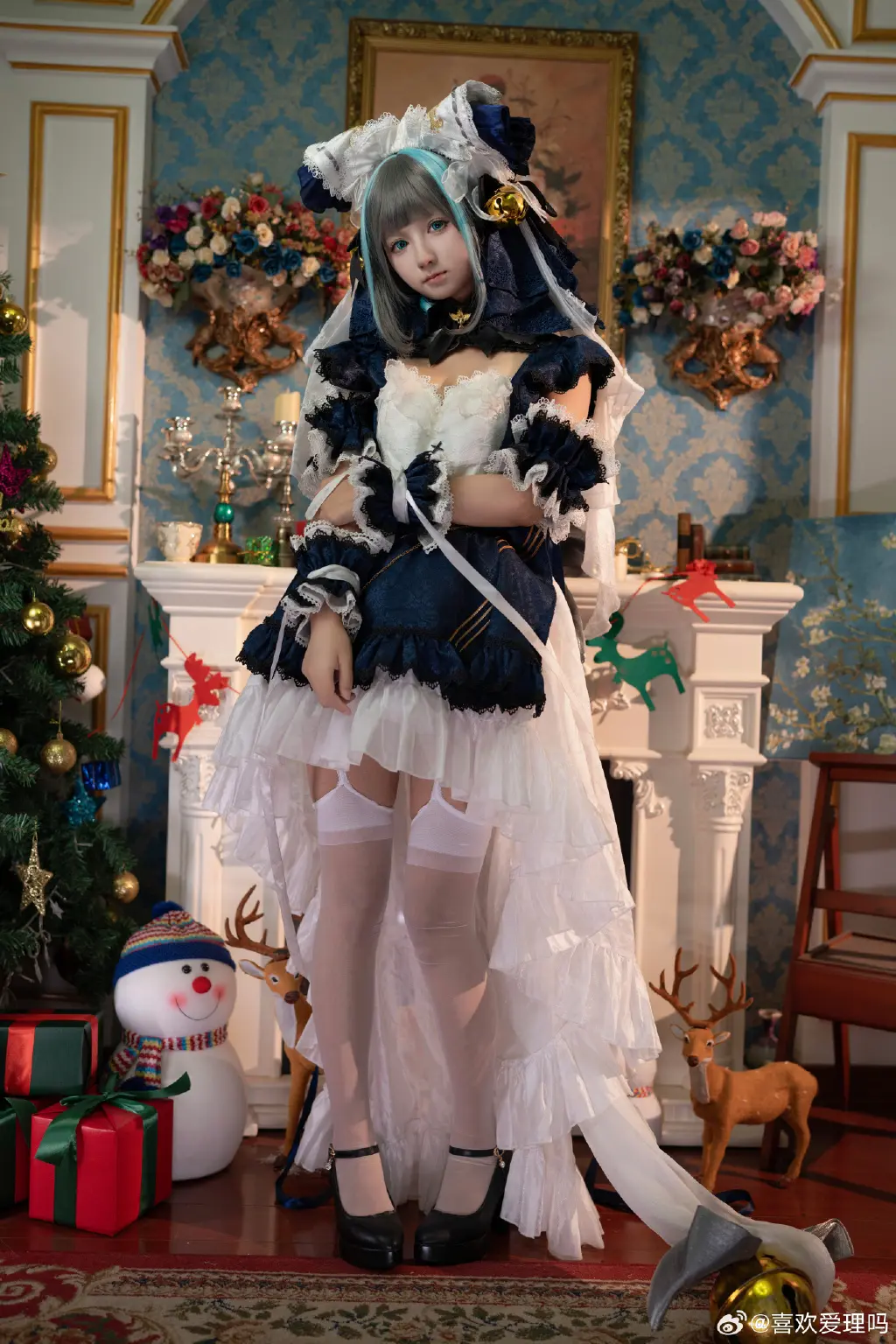 COSPLAY 碧蓝航线 圣诞快乐~ 发个柴郡猫猫🐱大家康康@喜欢爱理吗 COSPLAY-第6张