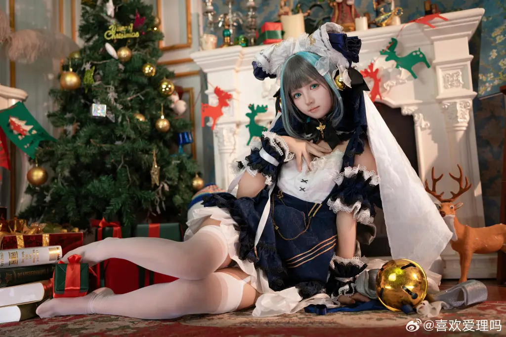 COSPLAY 碧蓝航线 圣诞快乐~ 发个柴郡猫猫🐱大家康康@喜欢爱理吗 COSPLAY-第7张