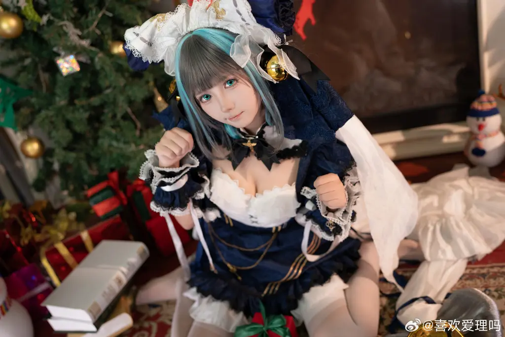 COSPLAY 碧蓝航线 圣诞快乐~ 发个柴郡猫猫🐱大家康康@喜欢爱理吗 COSPLAY-第10张
