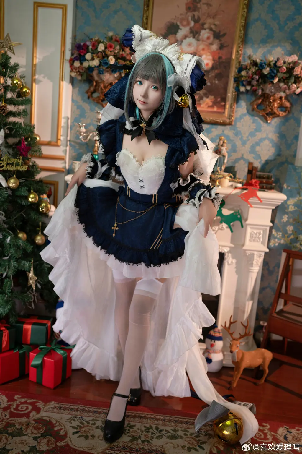 COSPLAY 碧蓝航线 圣诞快乐~ 发个柴郡猫猫🐱大家康康@喜欢爱理吗 COSPLAY-第11张